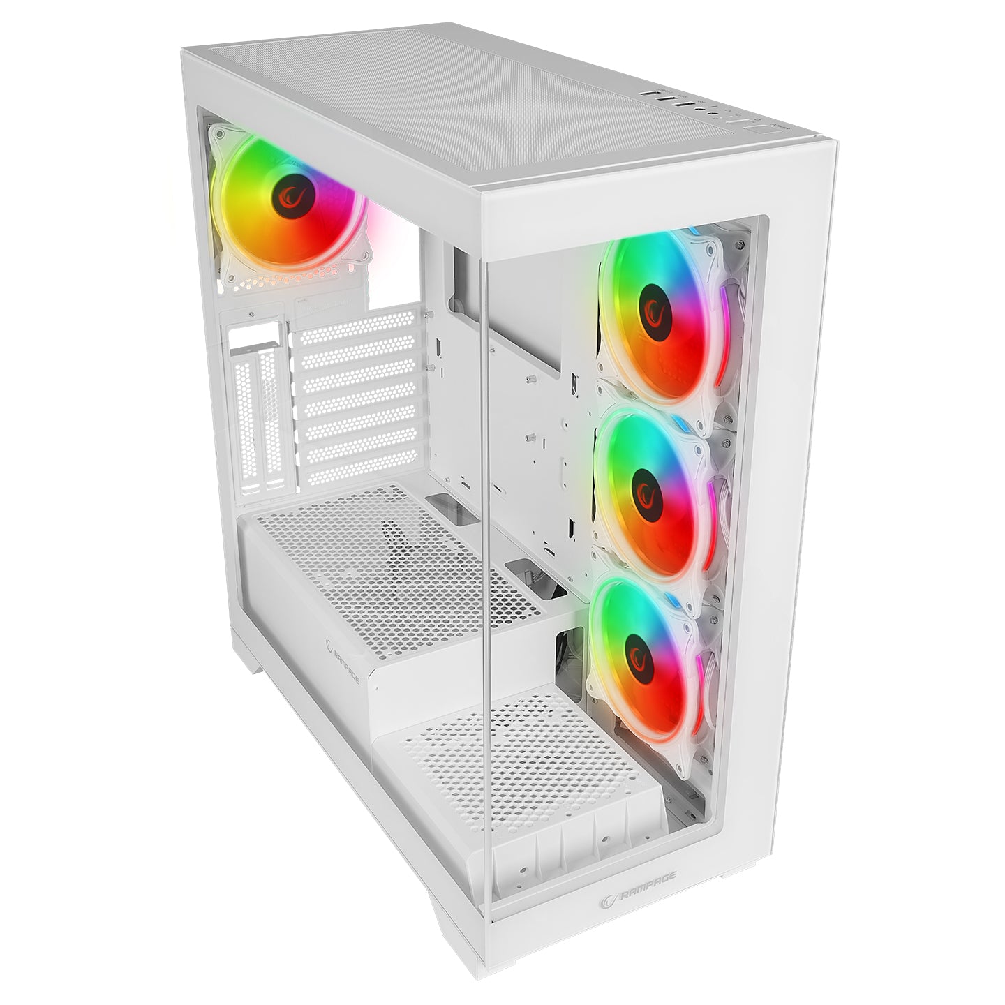 HYDRA V3 WHITE ATX Mid-T Exclusive Gaming Oyuncu Kasası - Rampage
