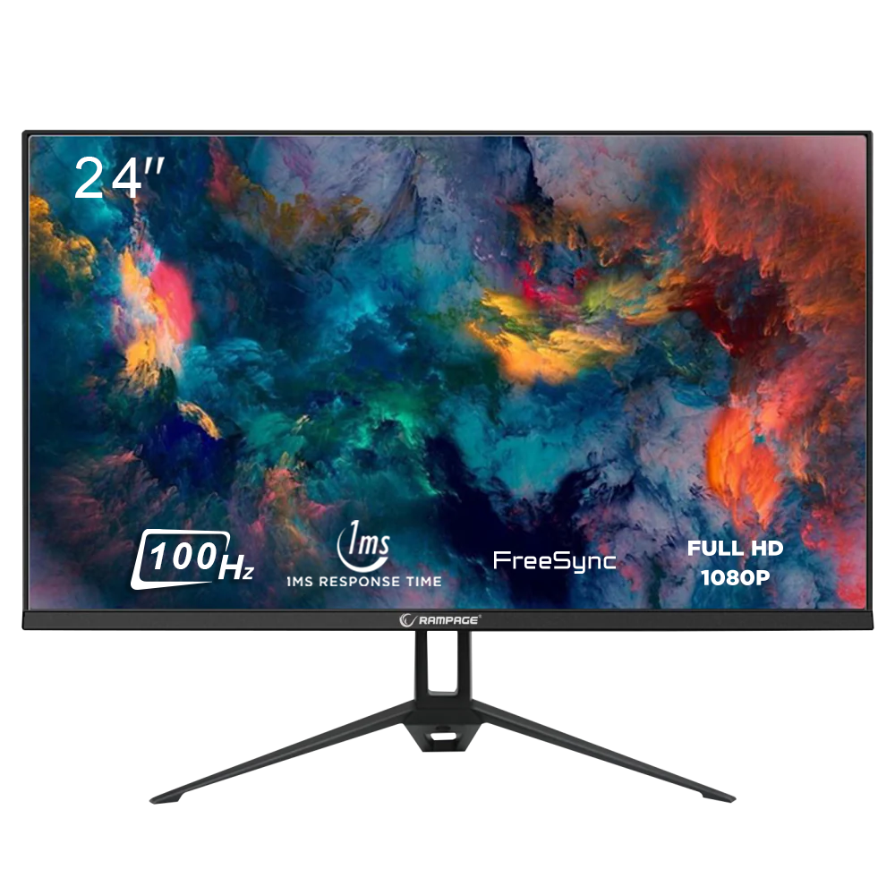 Crux CR24R100 24” 100Hz 1ms FHD Oyuncu Monitörü - Rampage