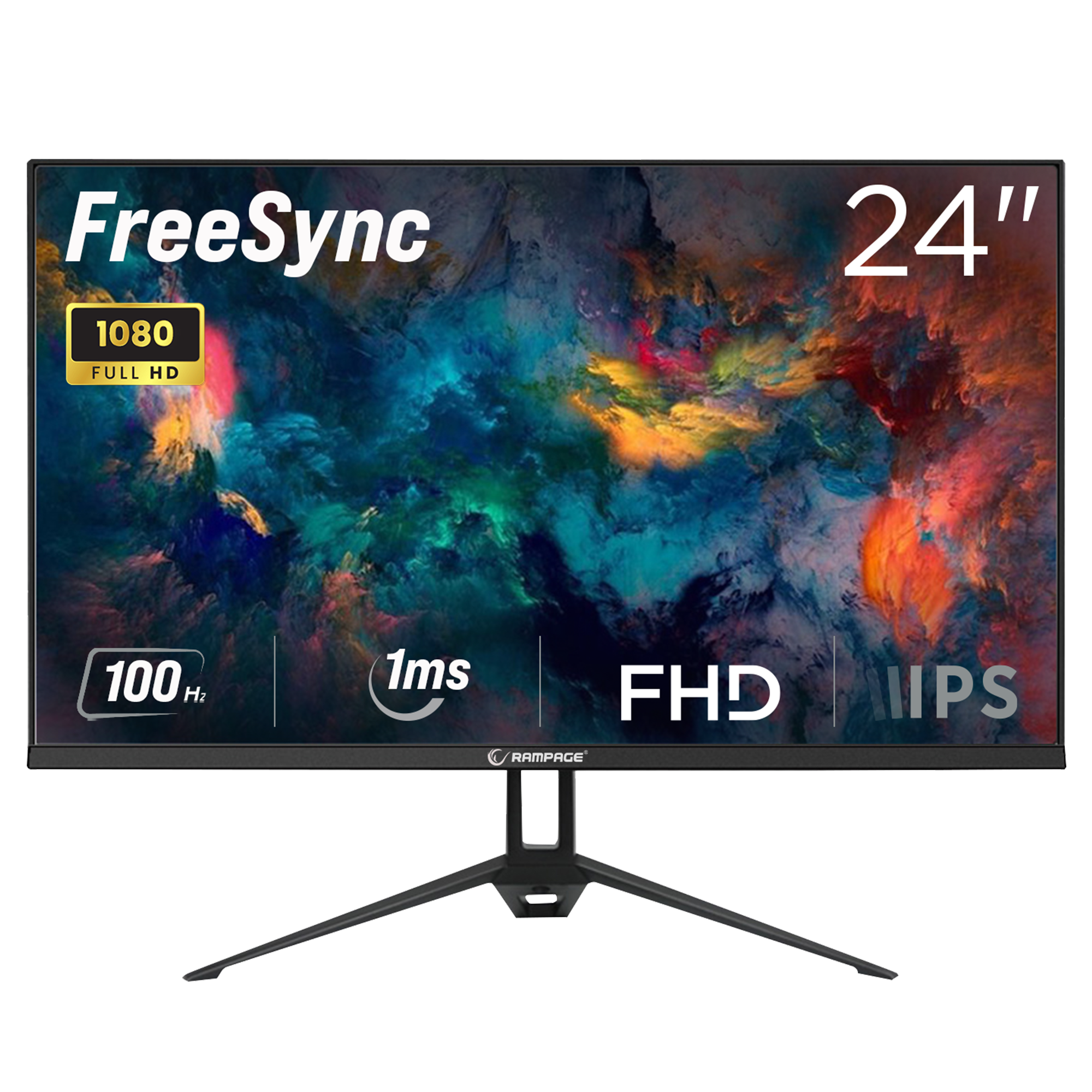 Crux CR24R100 24” 100Hz 1ms FHD Gaming Monitor