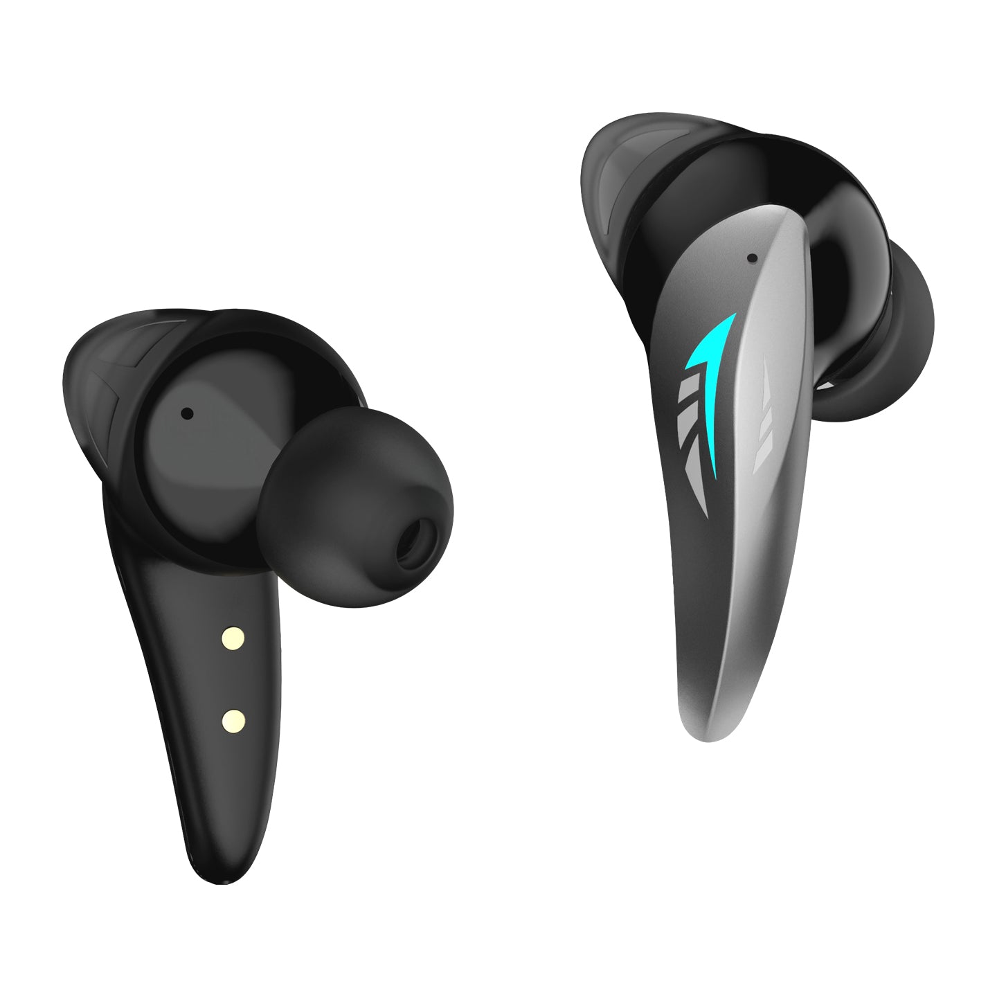 Clutch T01 Siyah/Gümüş ENC+ANC Bluetooth V5.3 TWS Kablosuz Oyuncu Kulaklık - Rampage