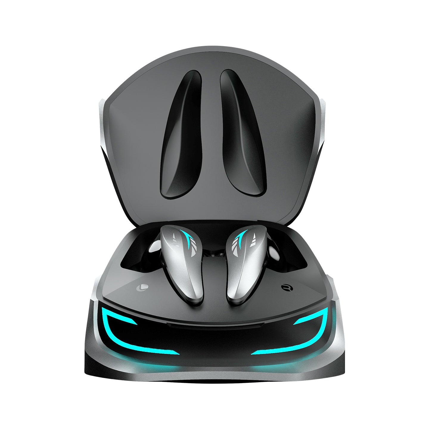 Clutch T01 Siyah/Gümüş ENC+ANC Bluetooth V5.3 TWS Kablosuz Oyuncu Kulaklık - Rampage