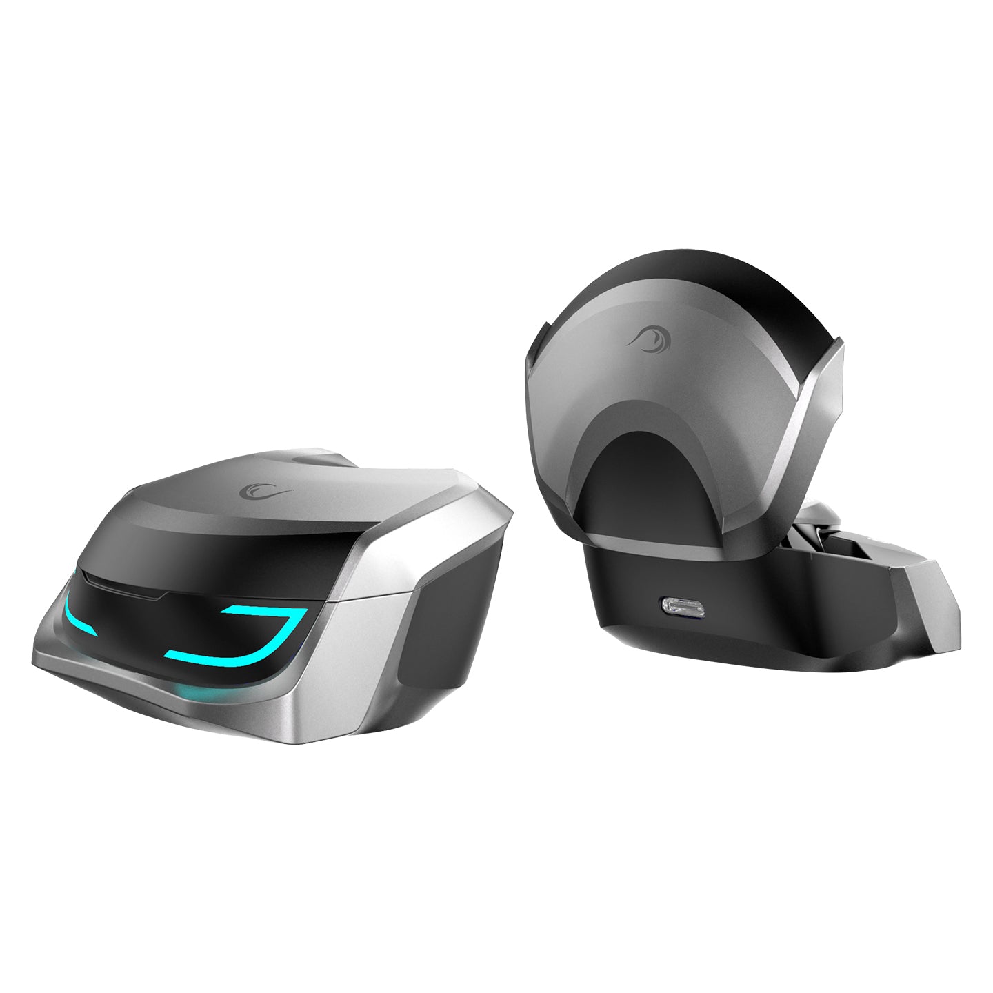 Clutch T01 Siyah/Gümüş ENC+ANC Bluetooth V5.3 TWS Kablosuz Oyuncu Kulaklık - Rampage