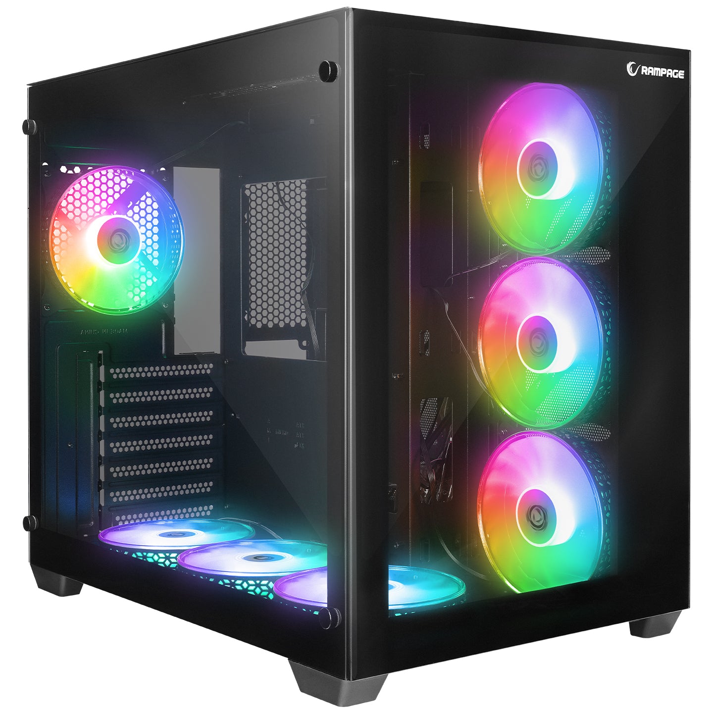 ICEBLADE PRO BLACK Kumandalı ATX Mid-T Gaming Oyuncu Kasası - Rampage