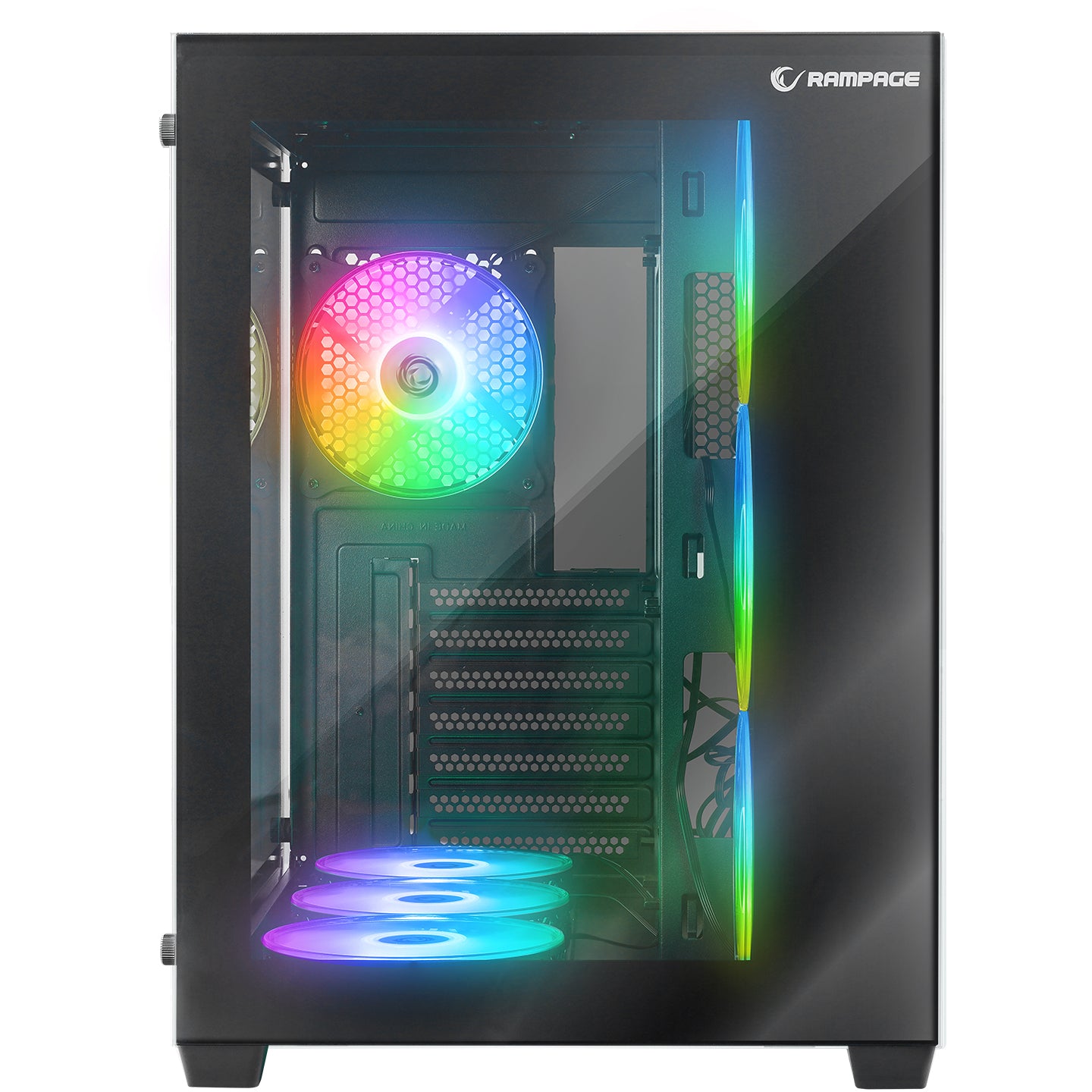 ICEBLADE PRO BLACK Kumandalı ATX Mid-T Gaming Oyuncu Kasası - Rampage