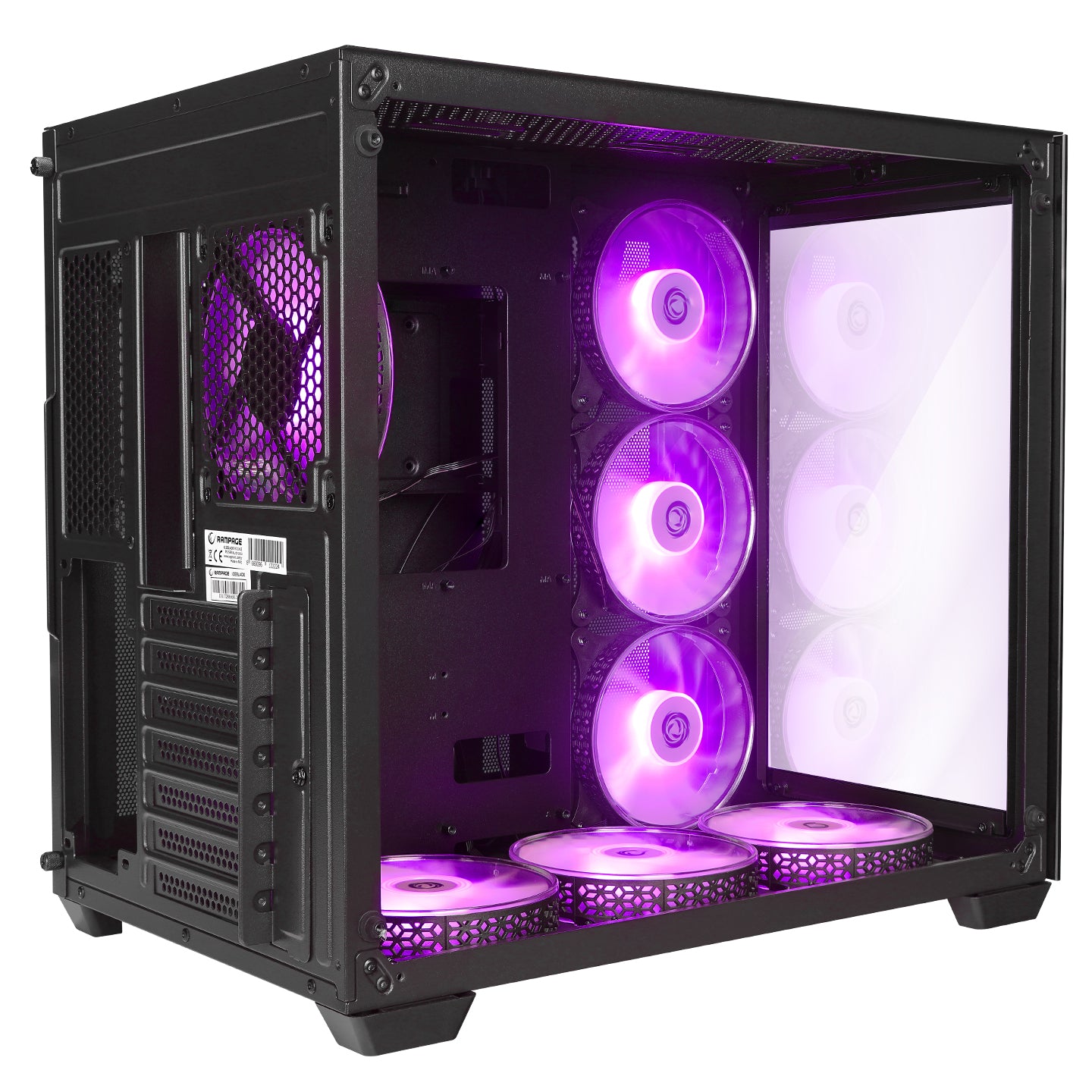 ICEBLADE PRO BLACK Kumandalı ATX Mid-T Gaming Oyuncu Kasası - Rampage