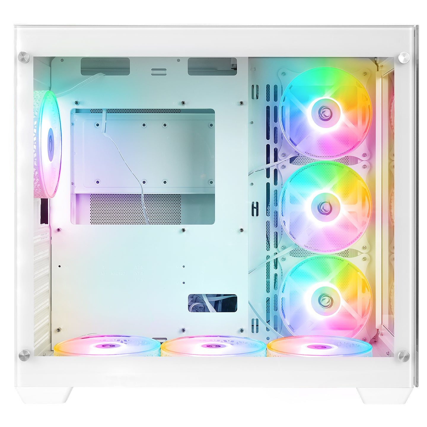 ICEBLADE PRO WHITE Kumandalı ATX Mid-T Gaming Oyuncu Kasası - Rampage