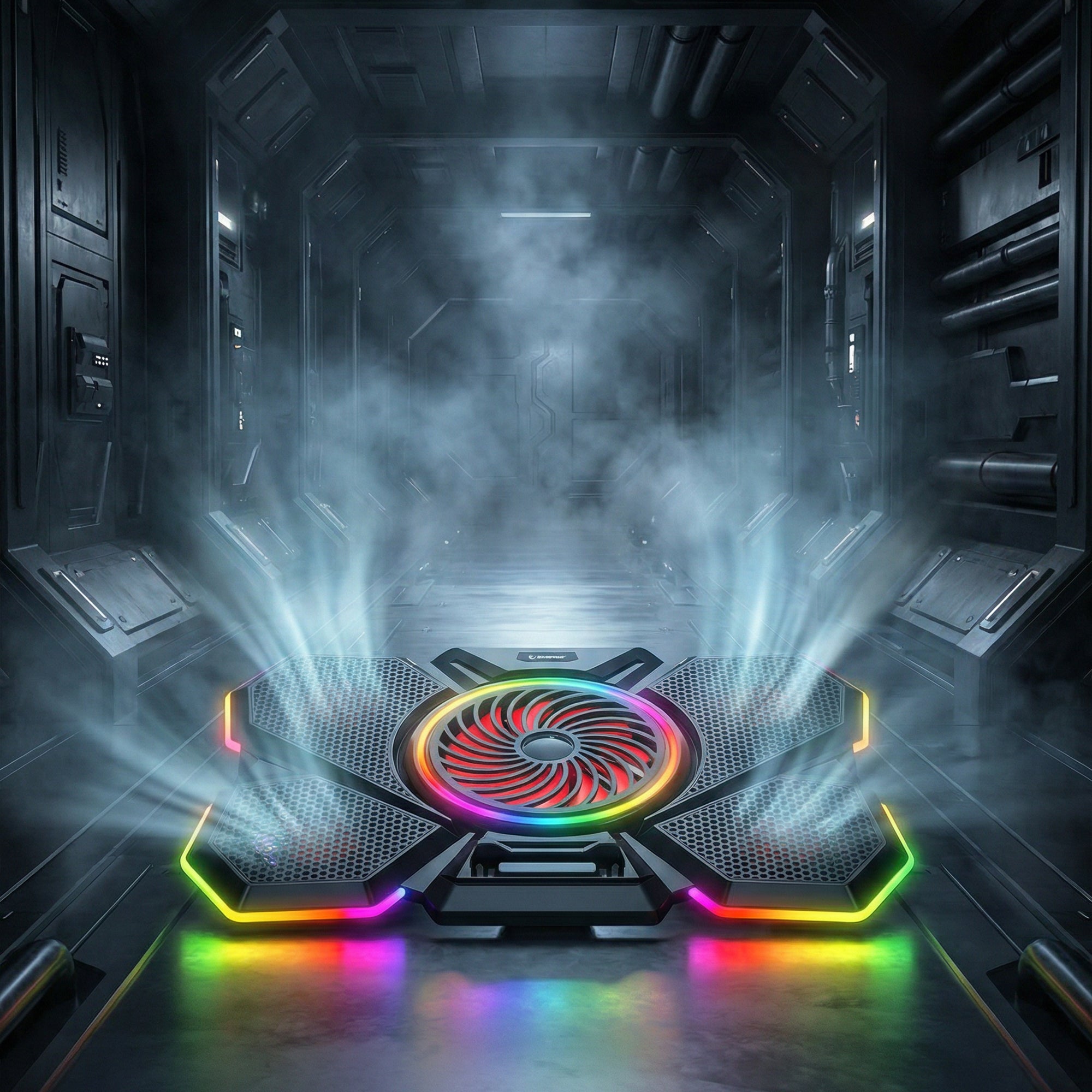 S47 Coolflow 5 Adet Fan 12-17.3 inç Notebook Soğutucu Stand