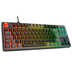 Yoru TKL RGB Outemu Red Switch Mekanik Oyuncu Klavyesi-Siyah/Gri
