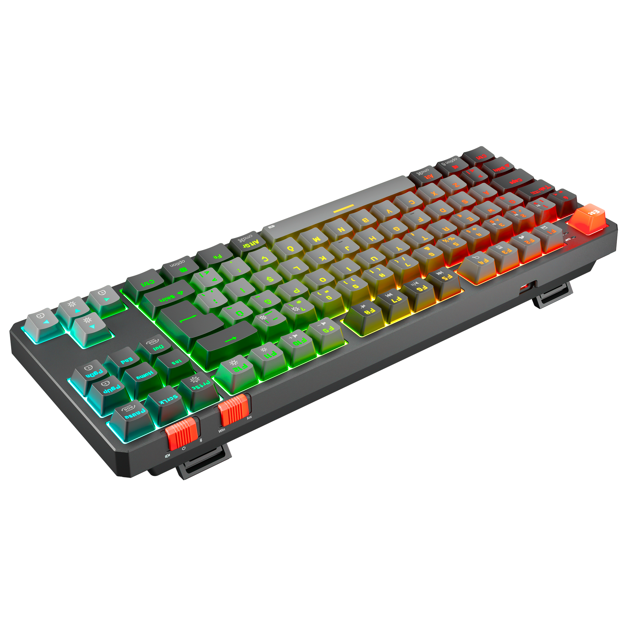 Yoru TKL Pro RGB Outemu Red Switch Mechanical Wireless Gaming Keyboard-Gray/Black
