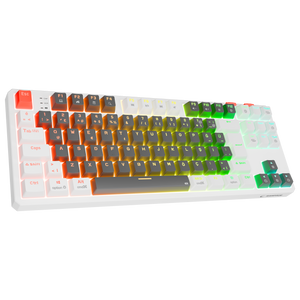 Yoru TKL RGB Outemu Red Switch Mekanik Oyuncu Klavyesi- Gri/Beyaz