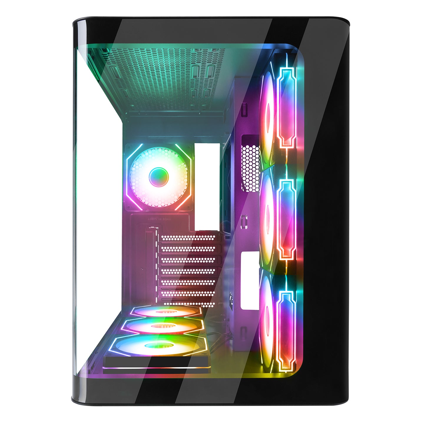 LOOPY Siyah Kumandalı ATX Mid-T Gaming Oyuncu Kasası - Rampage