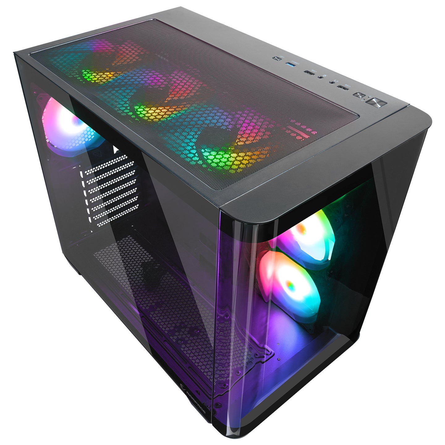 LOOPY PLUS Siyah 950W 80 Plus Kumandalı ATX Mid-T Gaming Oyuncu Kasası - Rampage