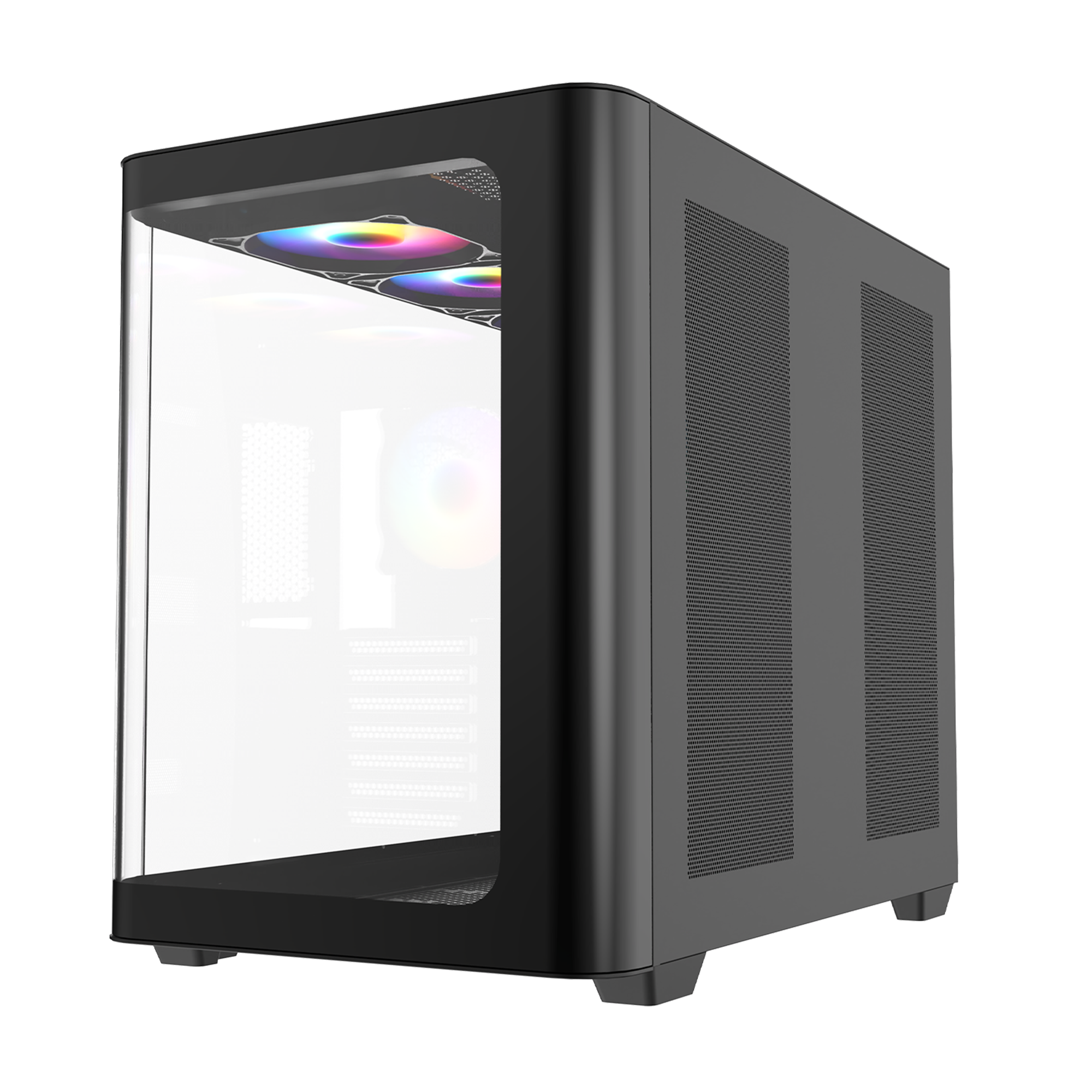 Loopy Plus 950W 80 Plus 7x12cm ARGB Fan Kumandalı Atx Mid-T Oyuncu Kasası-Siyah