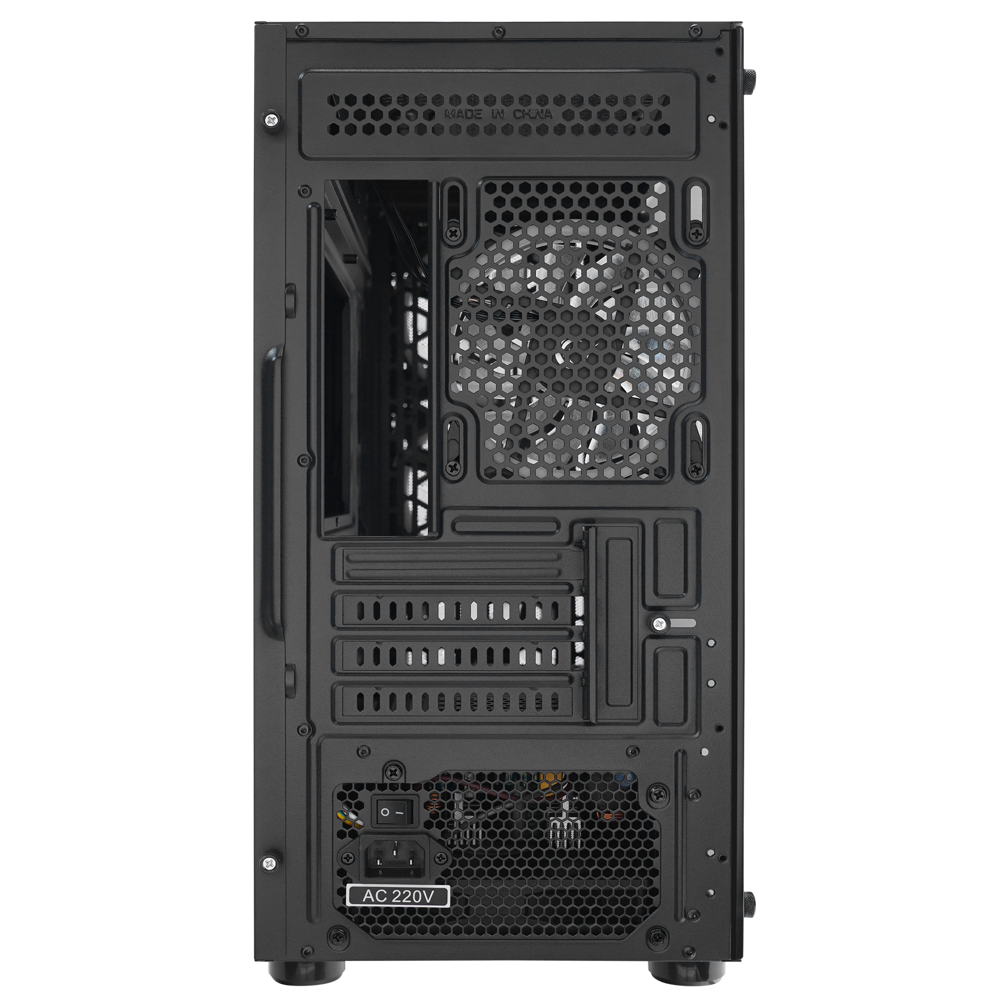 Vega V2 650W 80 Plus Bronze M-ATX Tempered 4x12cm RGB Fan Gaming Case