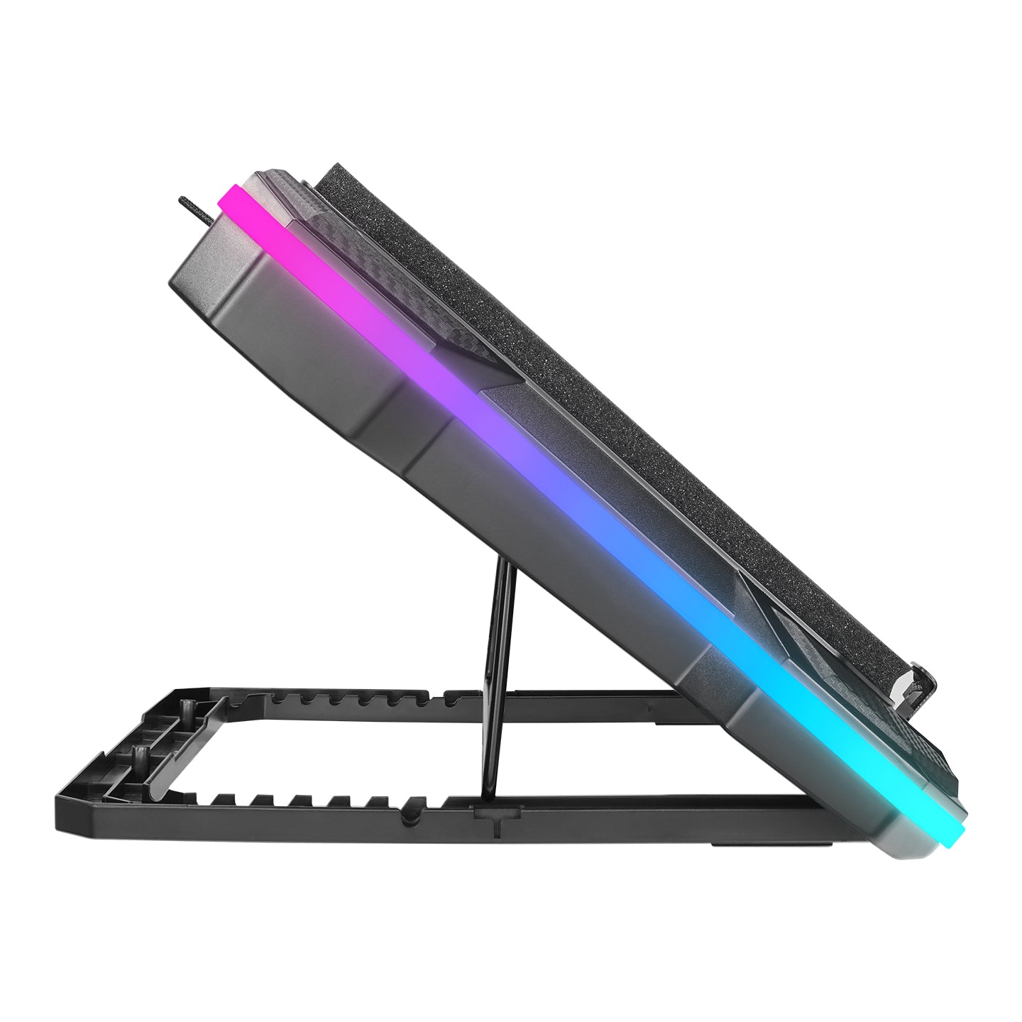 S49 Cyclone Siyah 14 -19 inç LED Ekranlı Notebook Soğutucu Stand - Rampage