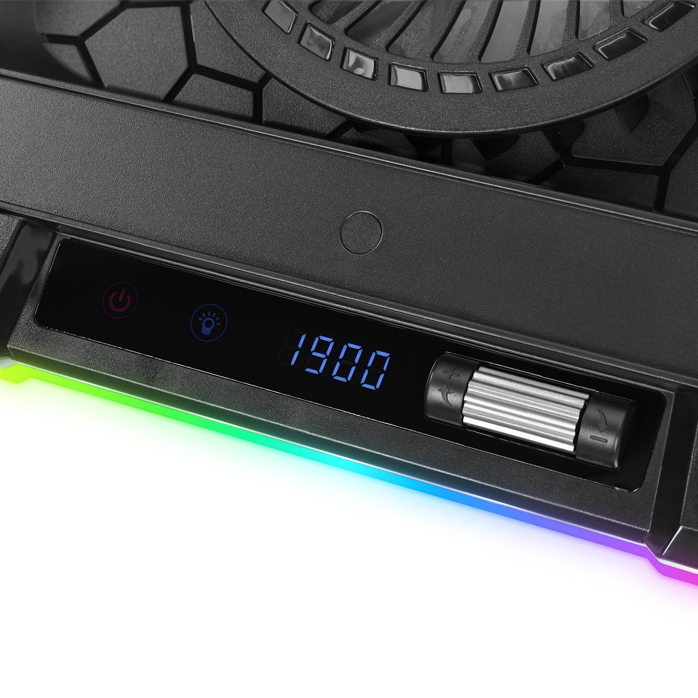 S49 Cyclone Siyah 14 -19 inç LED Ekranlı Notebook Soğutucu Stand - Rampage