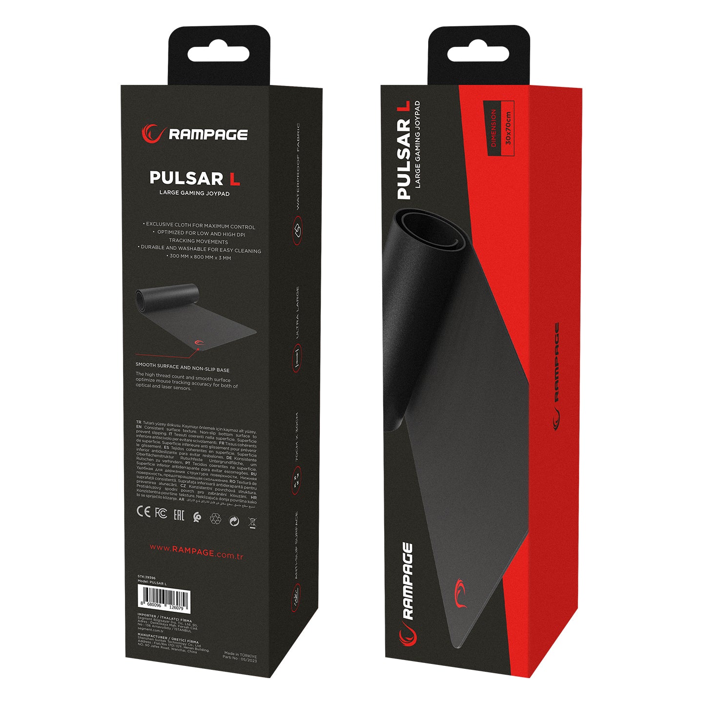 Pulsar XL 800x300x3mm Gaming Mouse Pad - Rampage