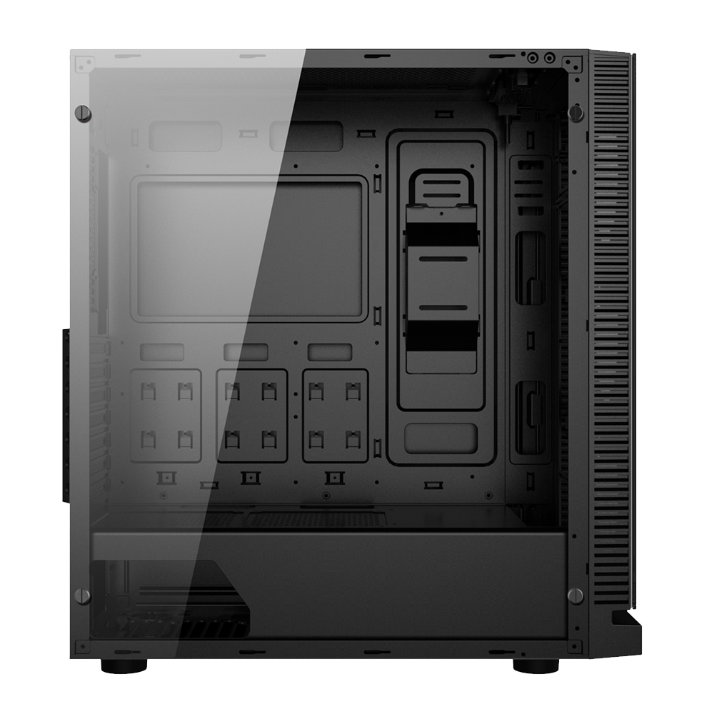 Falcon-X Siyah Usb3.0 4*RGB Fan Temperli Cam Gaming Kasa - Rampage