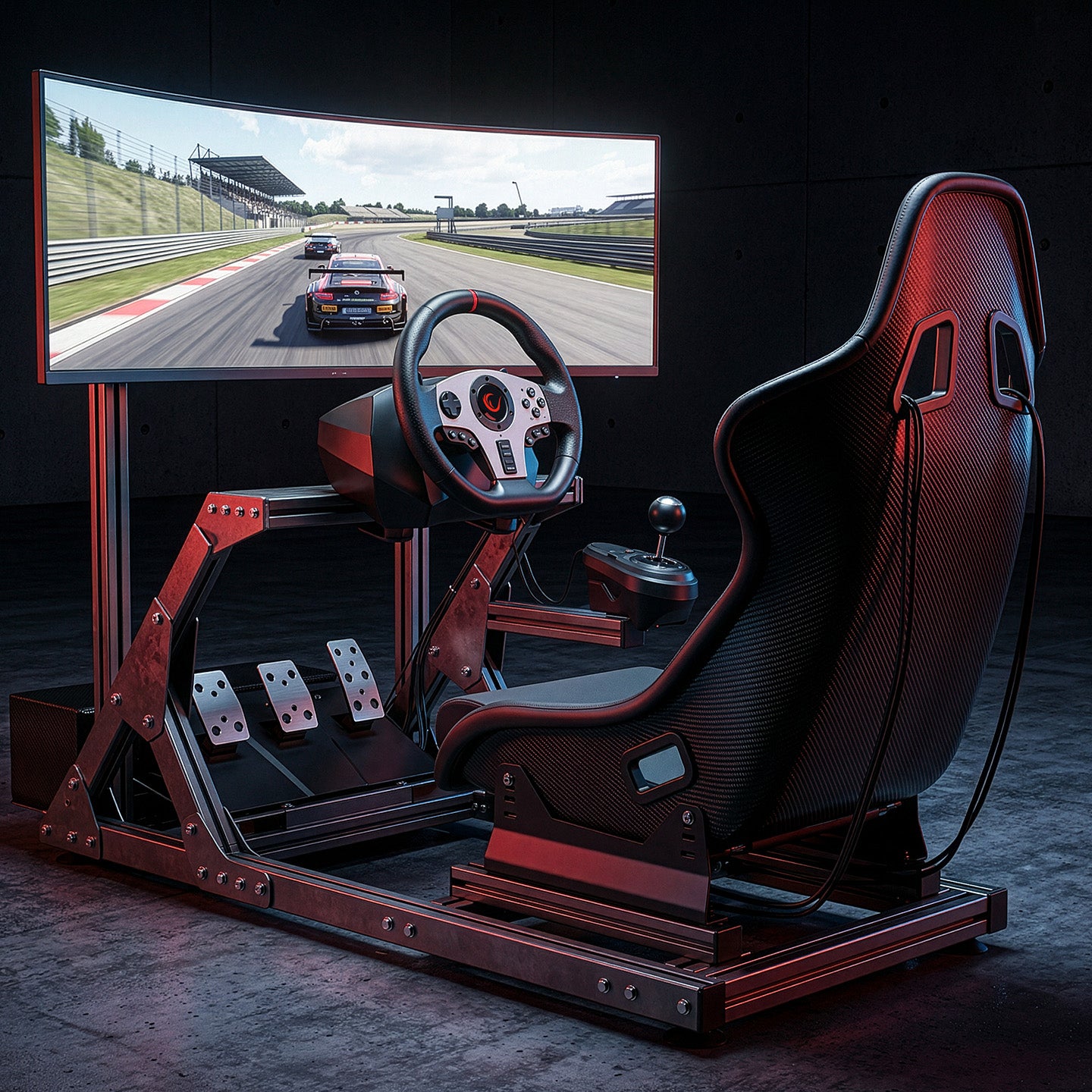 Sadece PC Uyumlu - El Vitesli Pedallı Oyuncu Direksiyonu