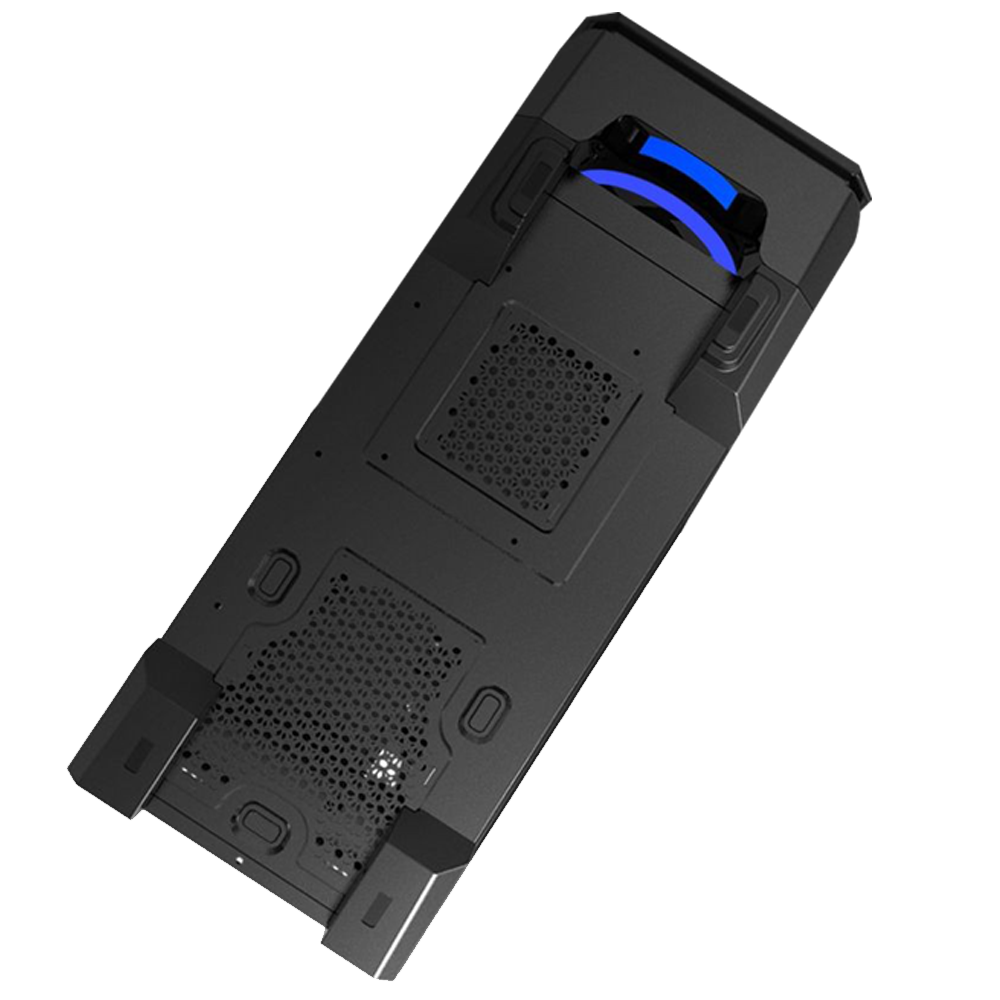 Falcon-X Siyah Usb3.0 4*RGB Fan Temperli Cam Gaming Kasa - Rampage