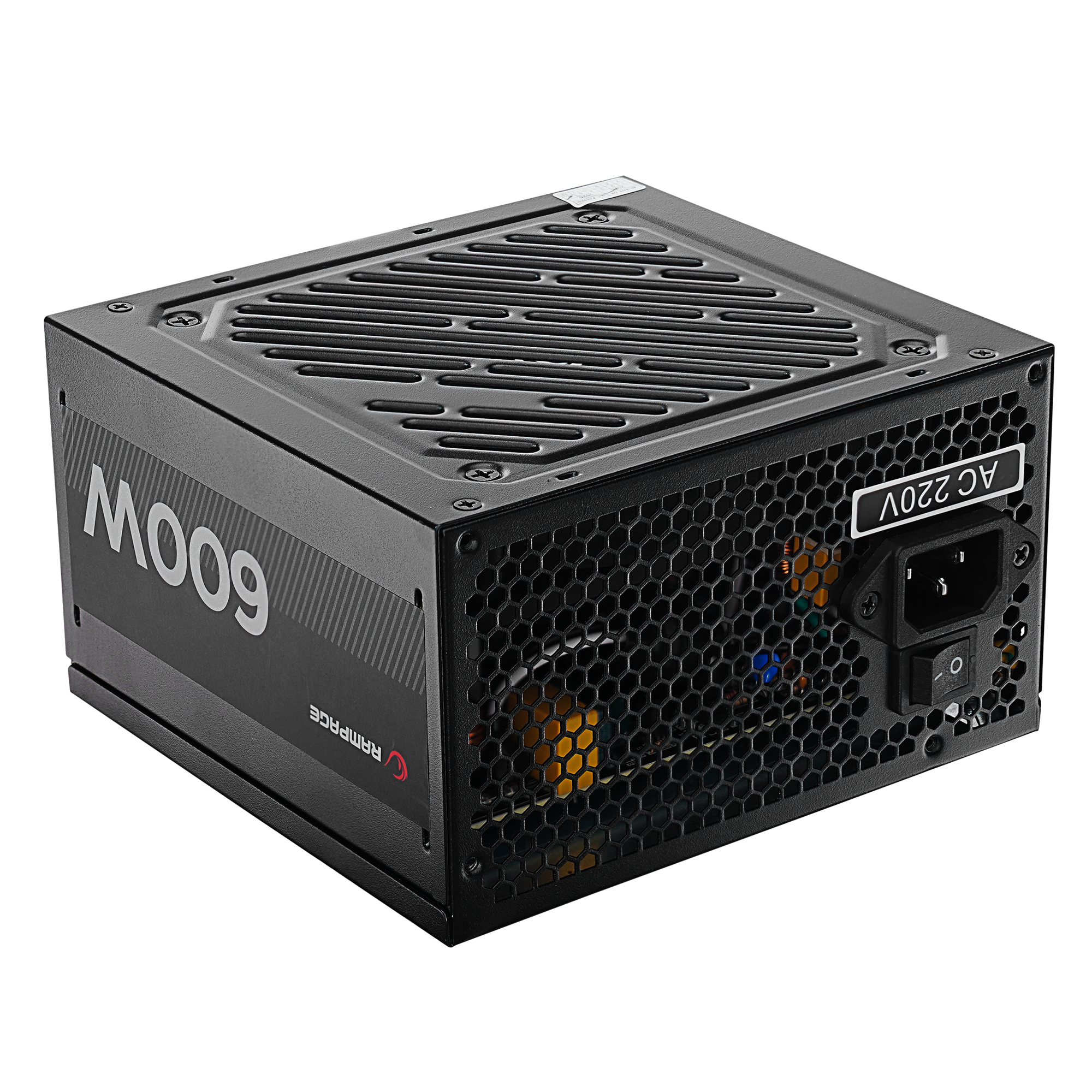 RMP-600-80P 600W 80 Plus Standart 12cm Fan Aktif PFC Power Supply (Kutusuz)