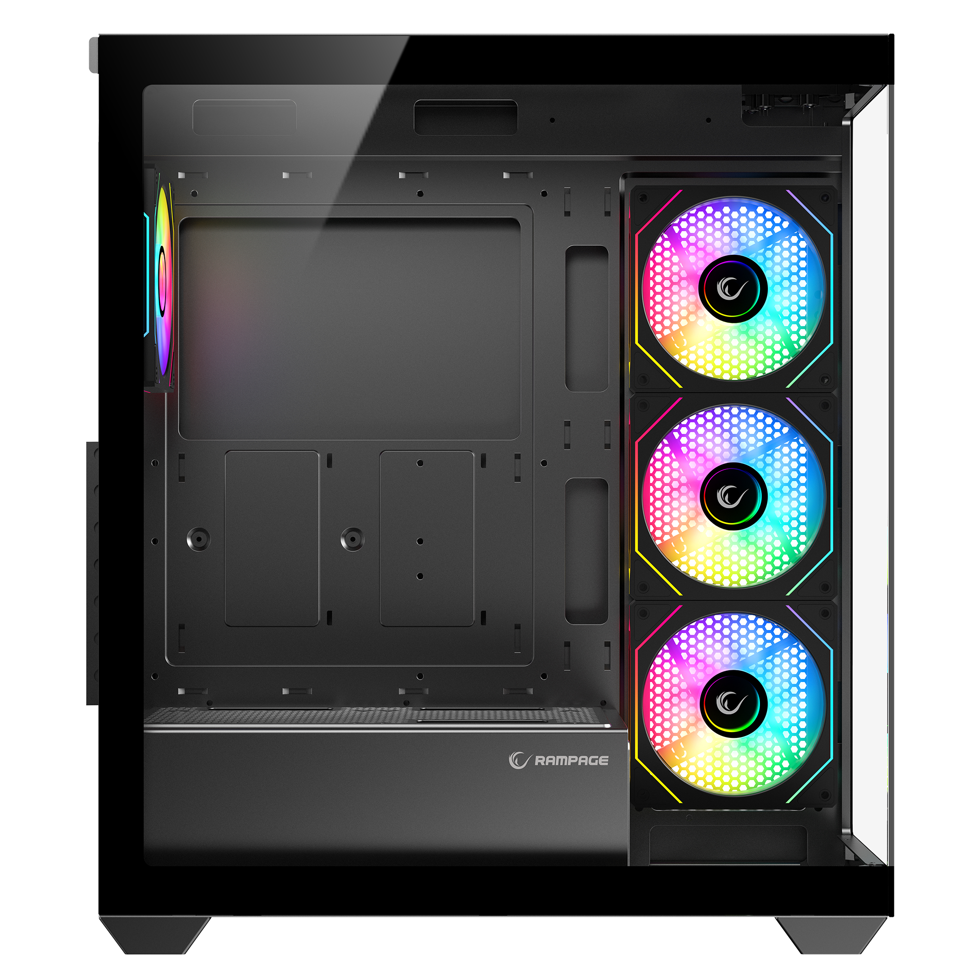 V4 750W 80 Plus Atx Mid-T Oyuncu Kasası-Siyah