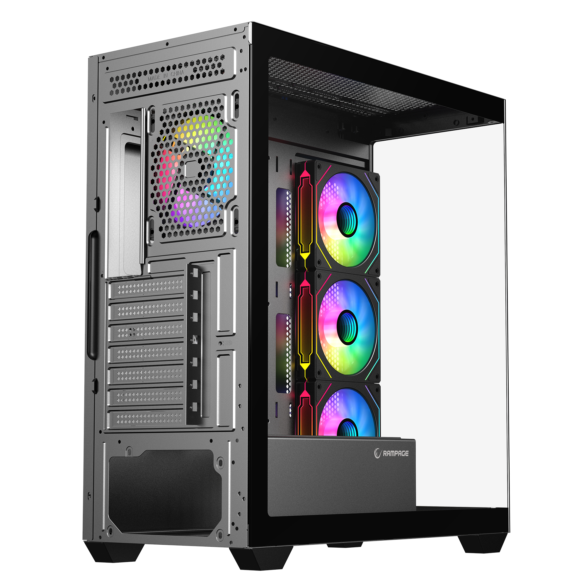 V4 750W 80 Plus Atx Mid-T Oyuncu Kasası-Siyah