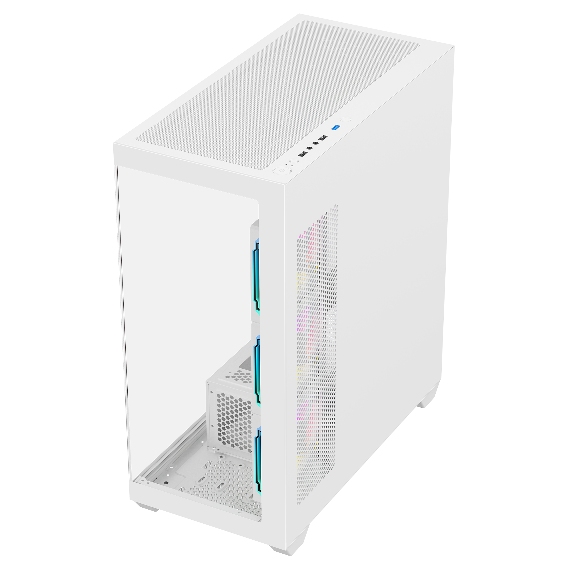 V4 750W 80 Plus Atx Mid-T Oyuncu Kasası-Beyaz