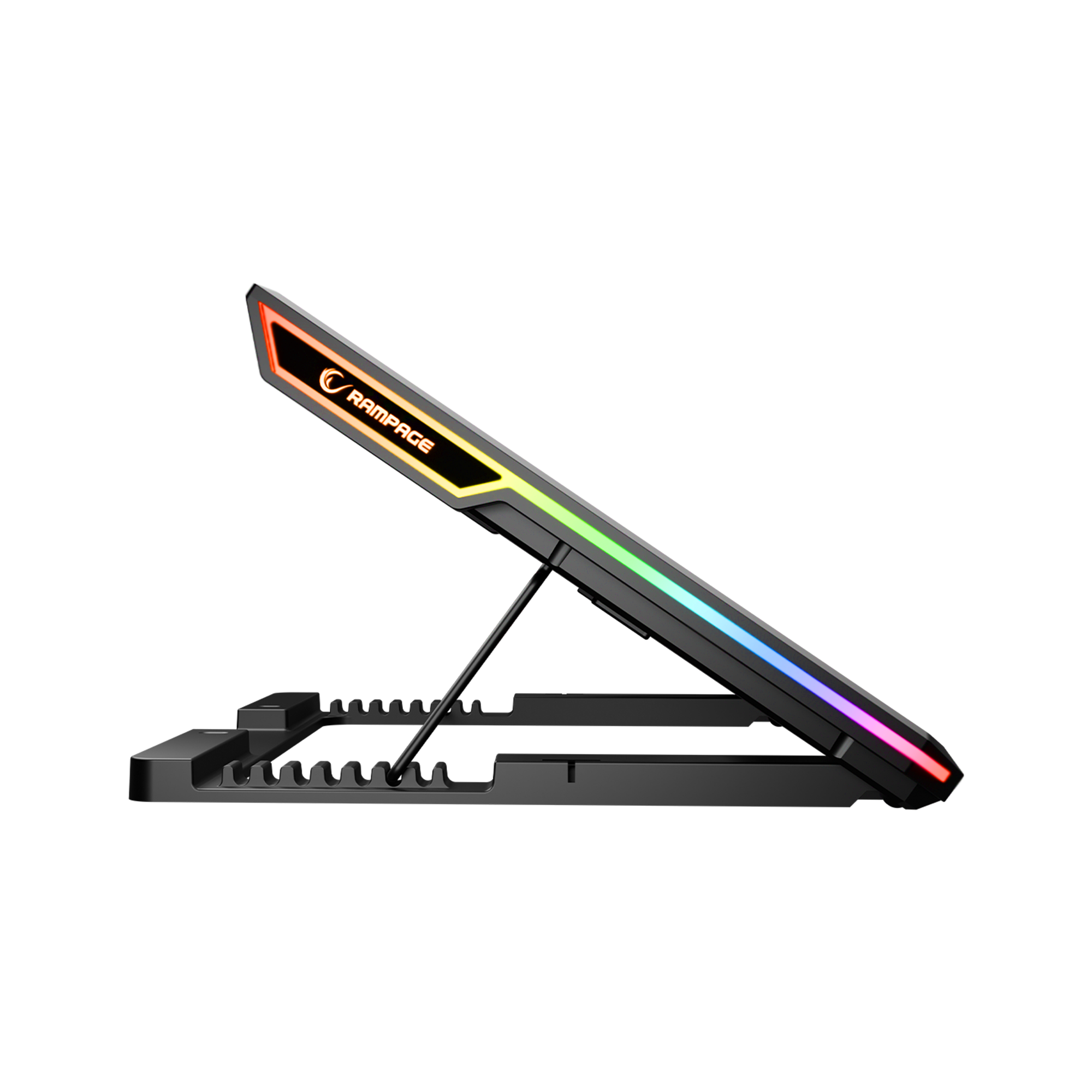 RGB 6 Fanlı LCD Ekranlı 13-15.6 inç Notebook Soğutucu Stand