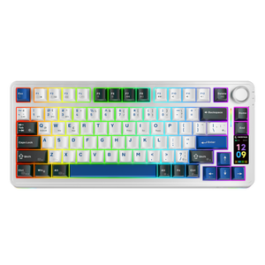 Hot Swap Gasket Oil Switch English Layout PBT Keycaps Kablosuz Mekanik Oyuncu Klavyesi