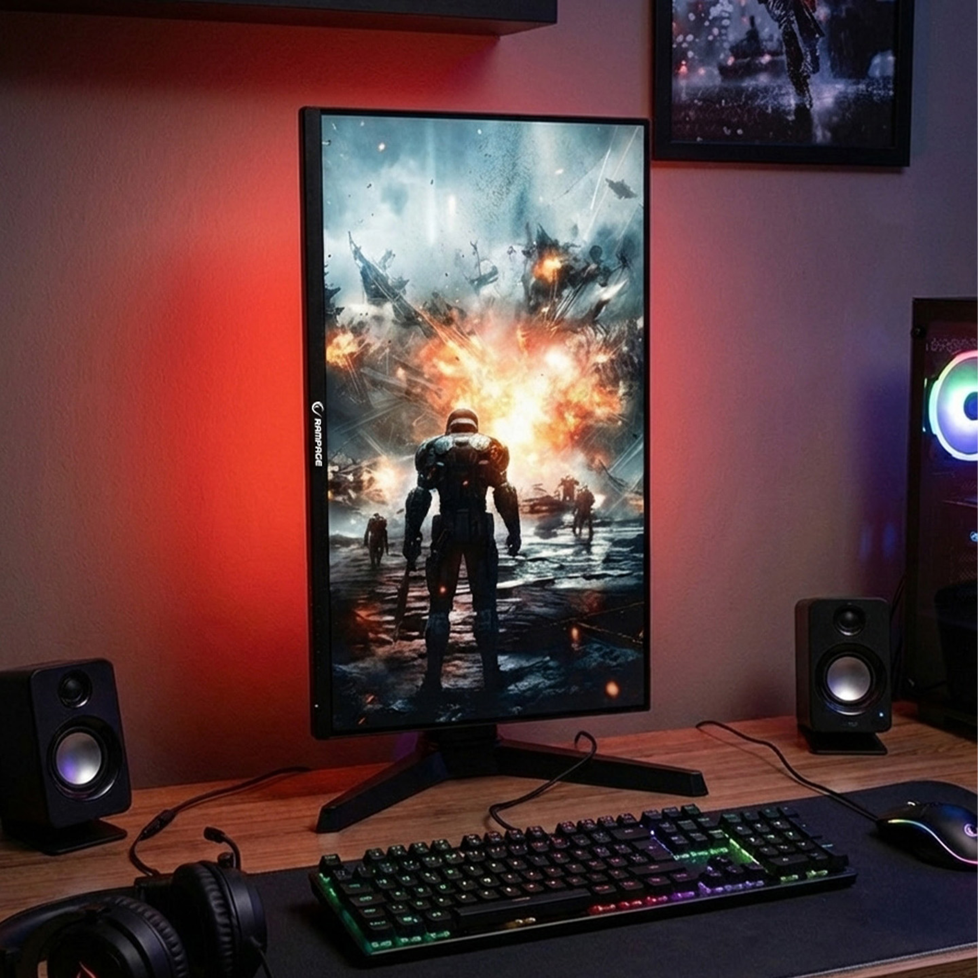 27'' 300Hz Fast VA FHD Freesync/Gsync RGB Pivot R1500 Curved Oyuncu Monitörü