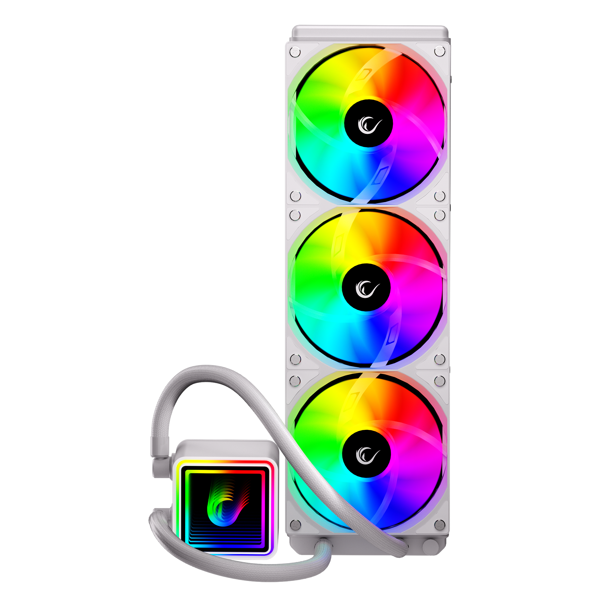 ARGB LGA1700/1851 / AM5 Uyumlu 360mm Sıvı Soğutmalı CPU Fan-Beyaz