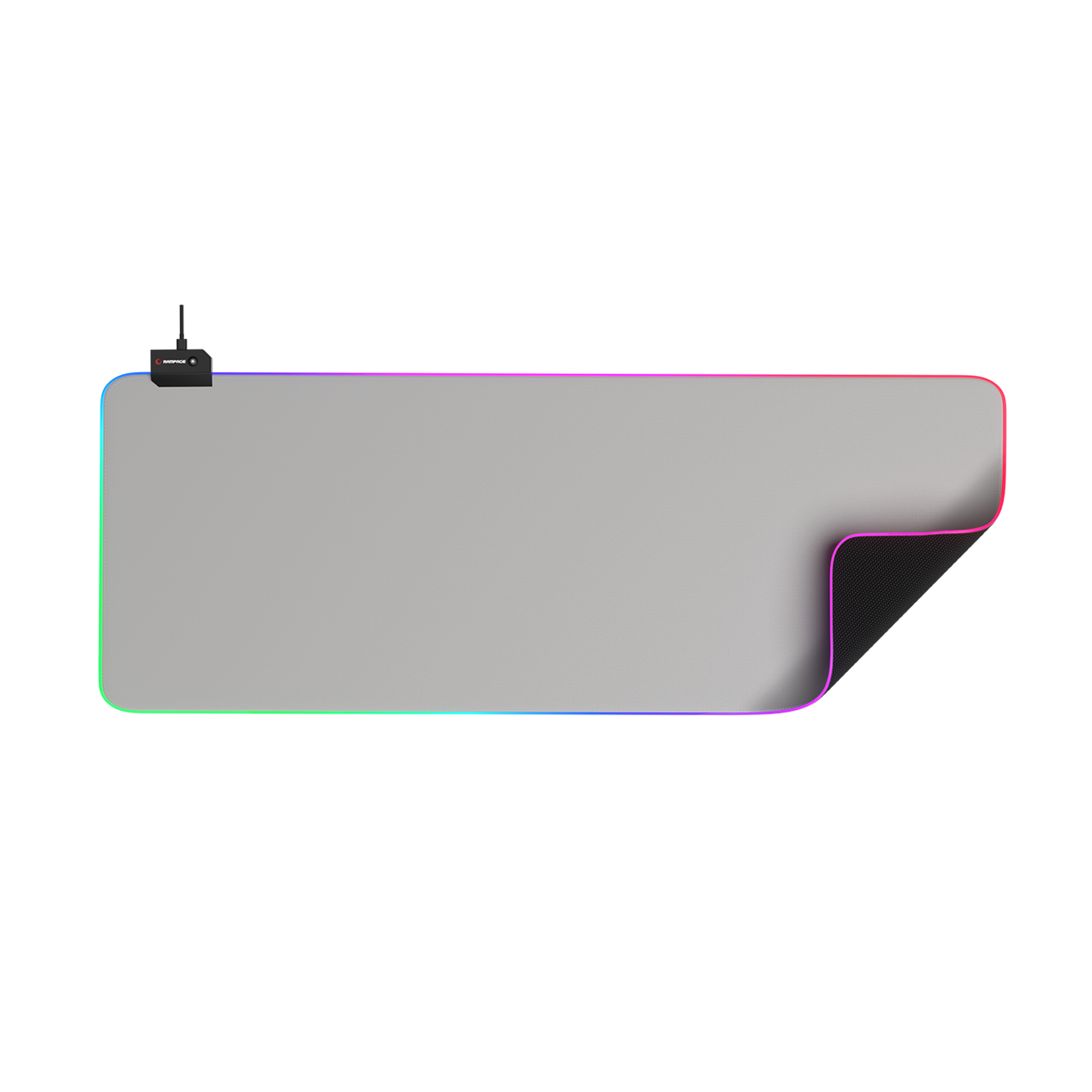 Pulsar XL (MP-22) Gri 30x80cm RGB Ledli Mouse Pad – Rampage
