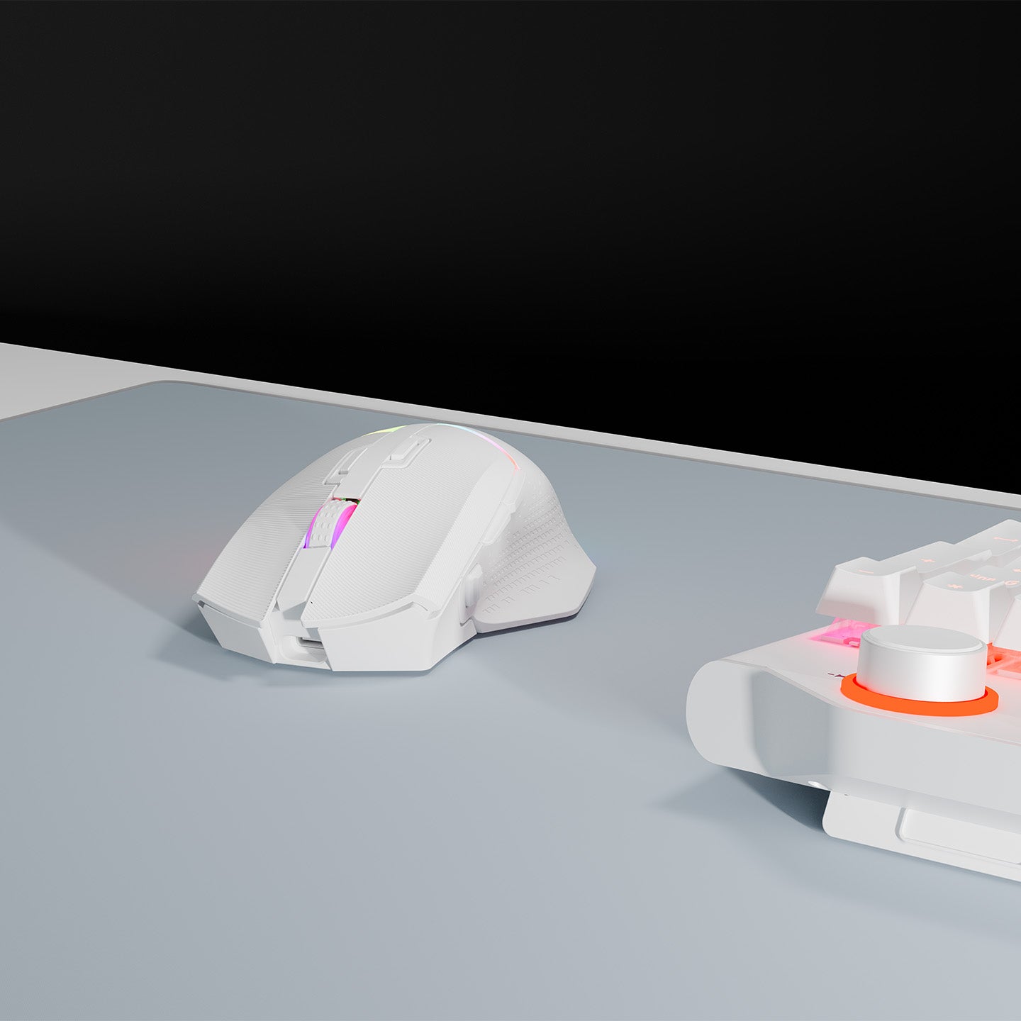 Drop M3 V2 24000 Dpi 3311 Sensor RGB Şarjlı Huano Switch Kablosuz Oyuncu Mouse Beyaz