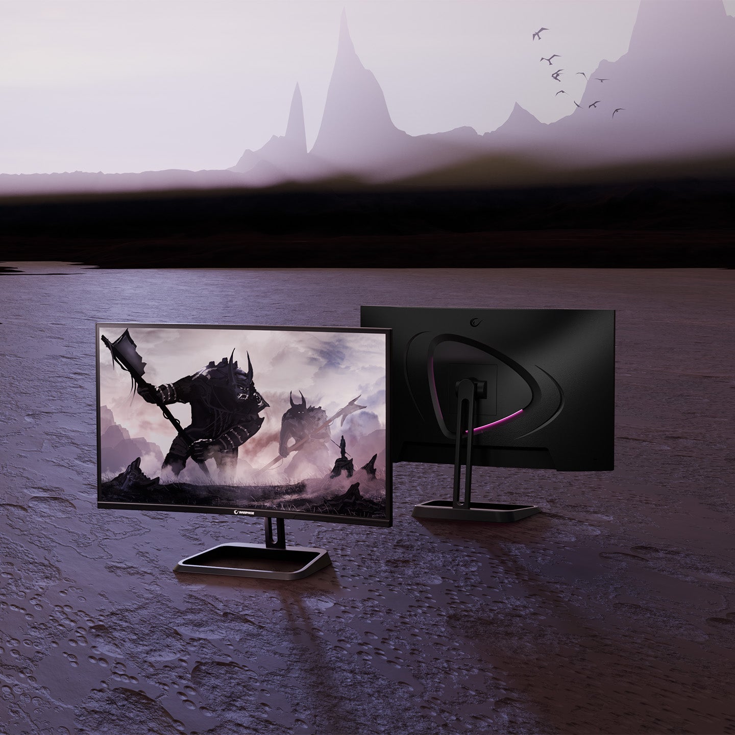 Xyra XR27C240F RGB 27'' 240Hz Fast VA FHD Freesync/Gsync Pivot R1500 Curved Gaming Monitor