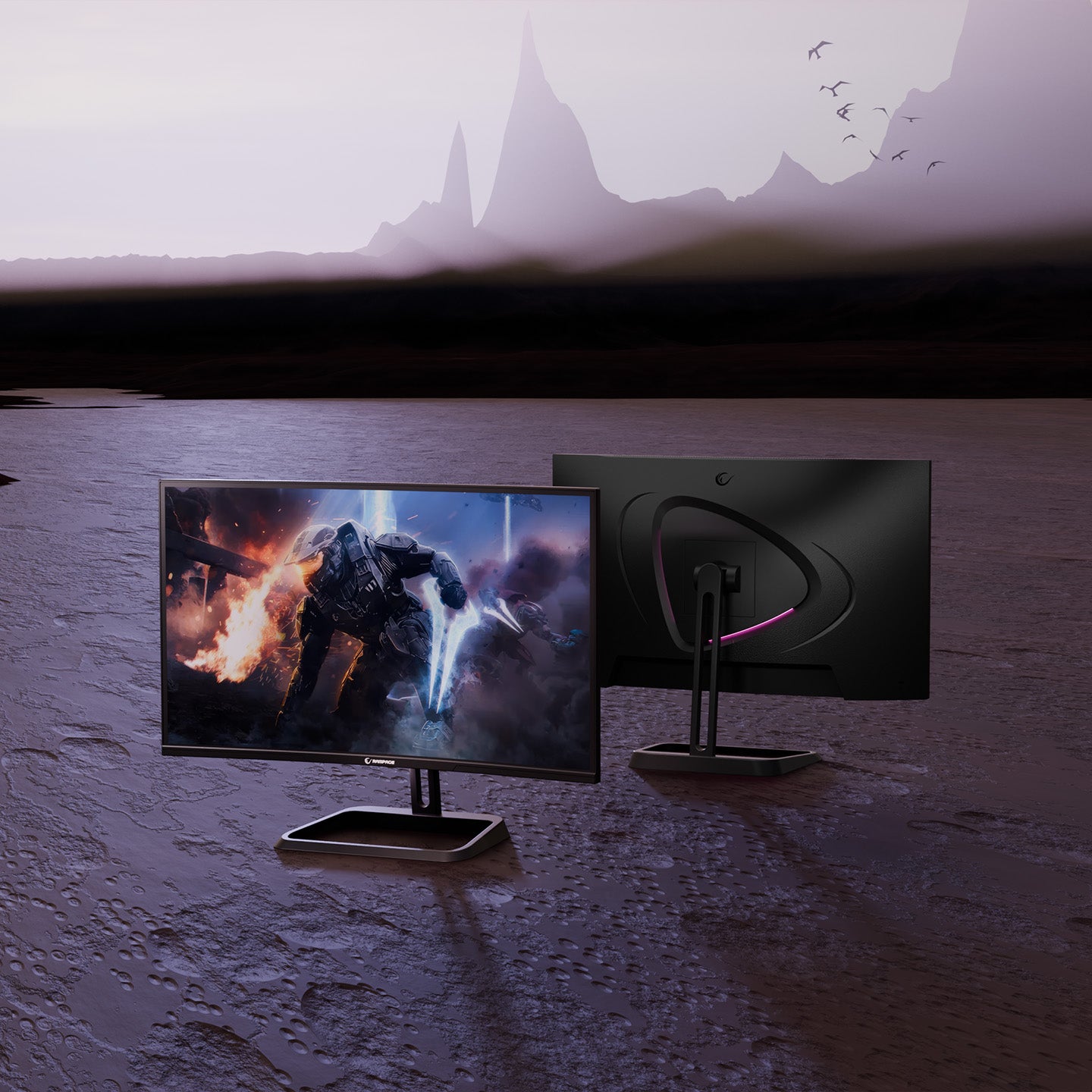 Xyra XR27C280F RGB 27'' 280Hz Fast VA FHD Freesync/Gsync Pivot R1500 Curved Gaming Monitor