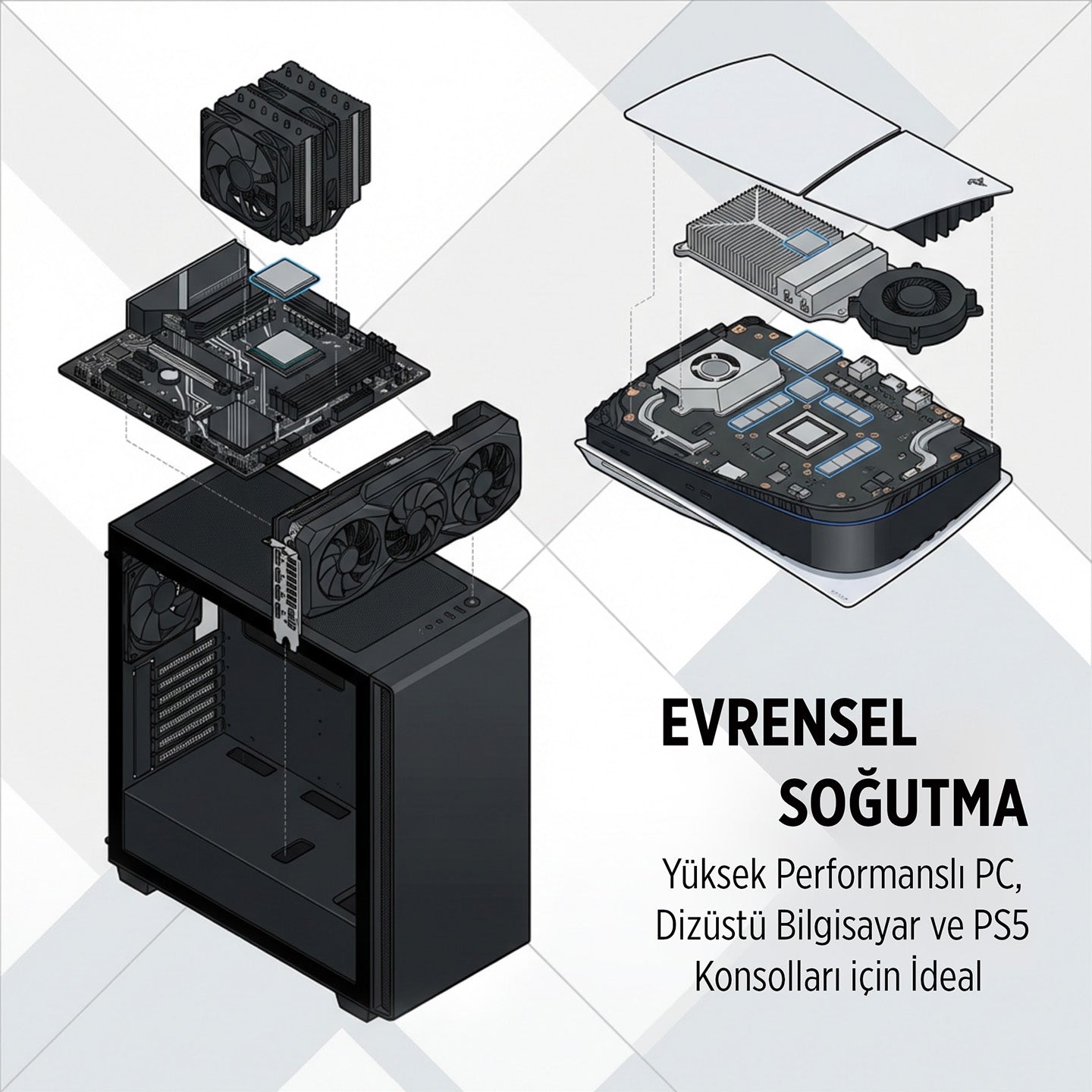 XTP-001 38*38*0,2mm 22.5w/m.K Yüksek Performanslı Termal Ped