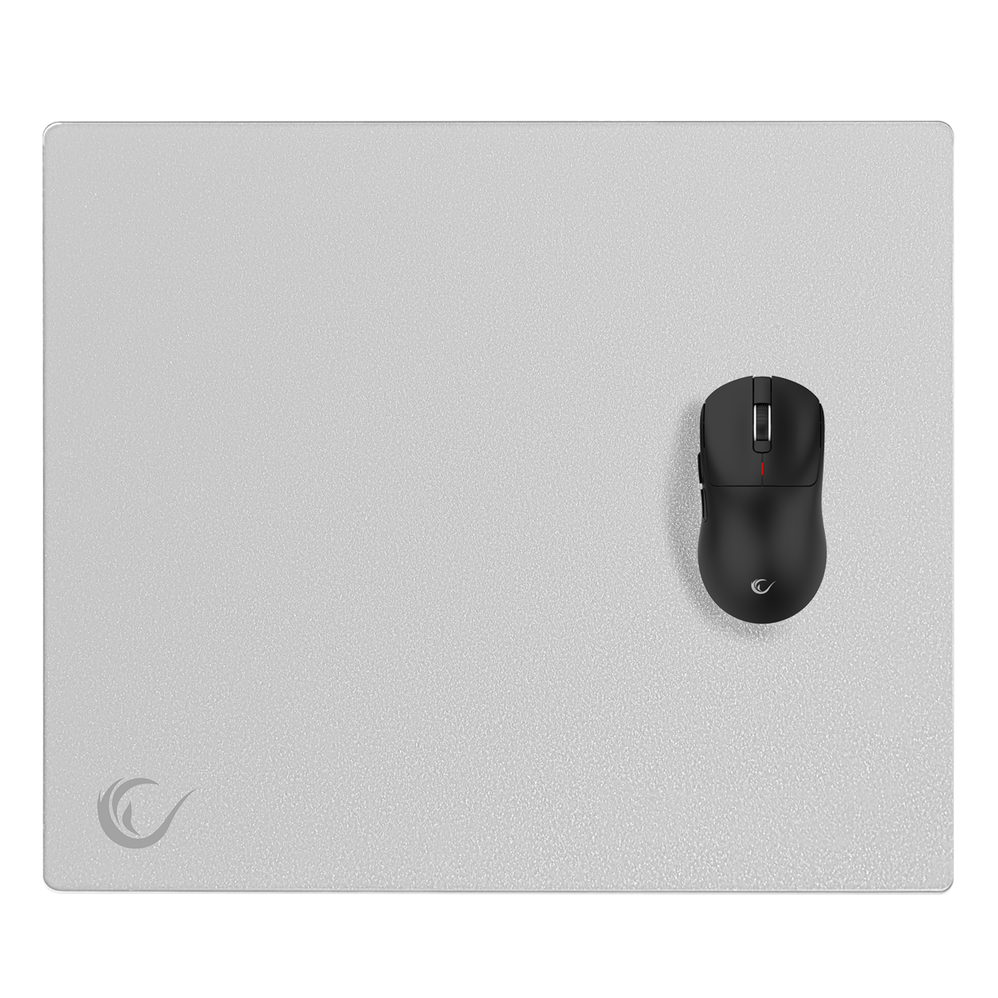 COMBAT ZONE XL - Vision 450x400x3mm Kauçuk Taban Gri Gaming Cam Mouse Pad