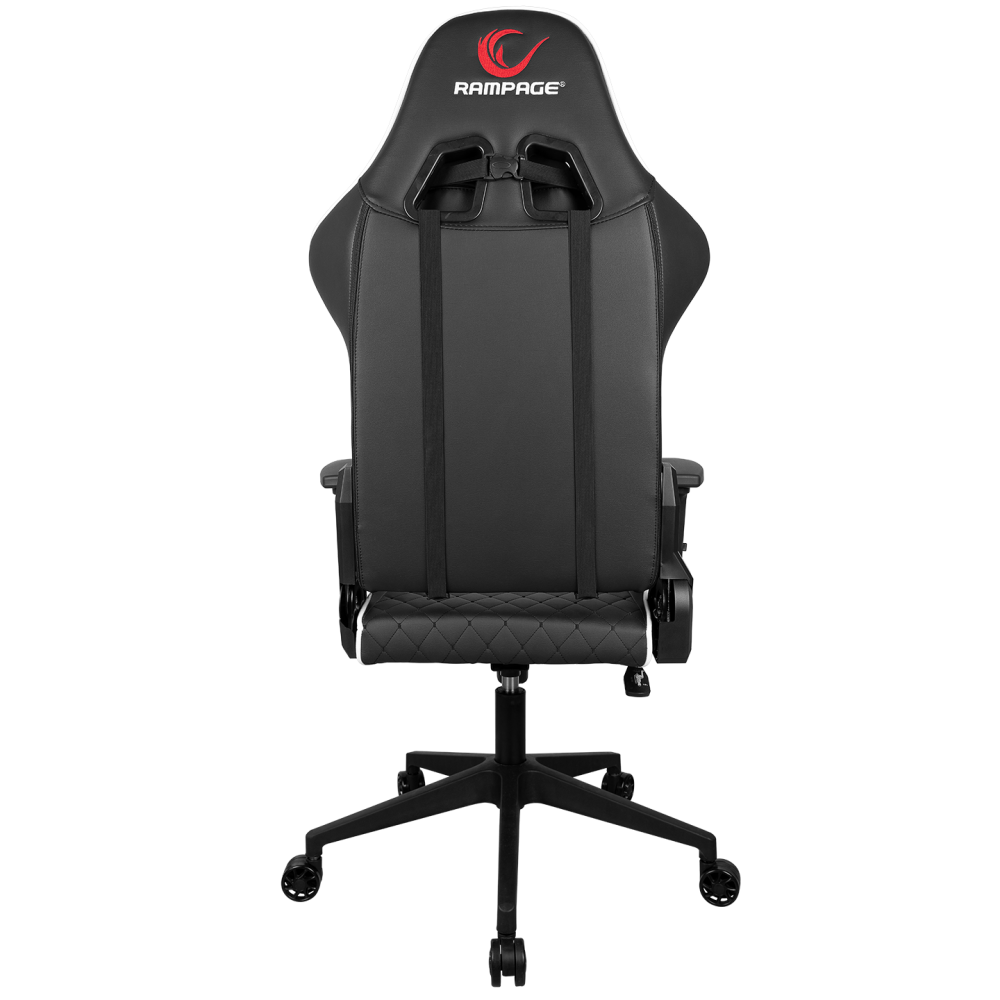 KL-R40 Throne Serisi Siyah/Beyaz Oyuncu Koltuğu - Rampage