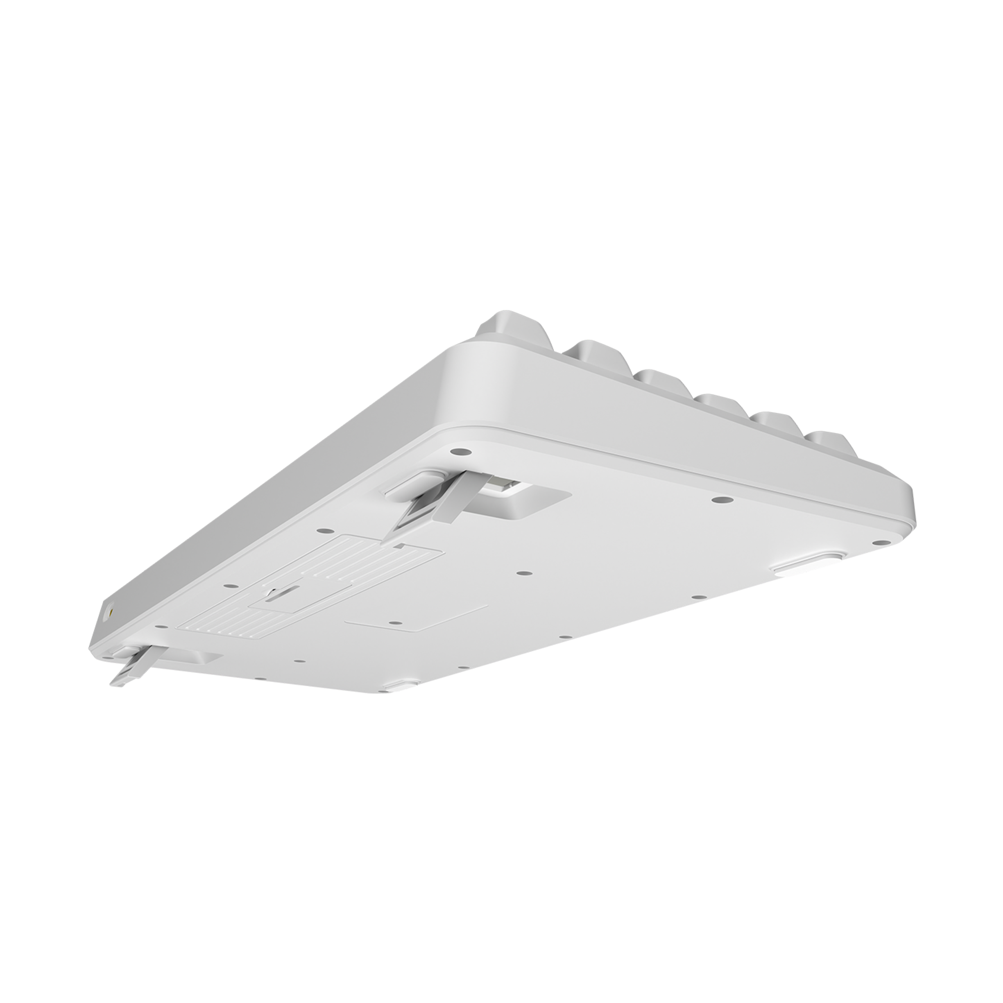 RM-K87 ZERON - 2.4G + BT Wireless RGB Q 75 Membrane Oyuncu Klavyesi-Beyaz