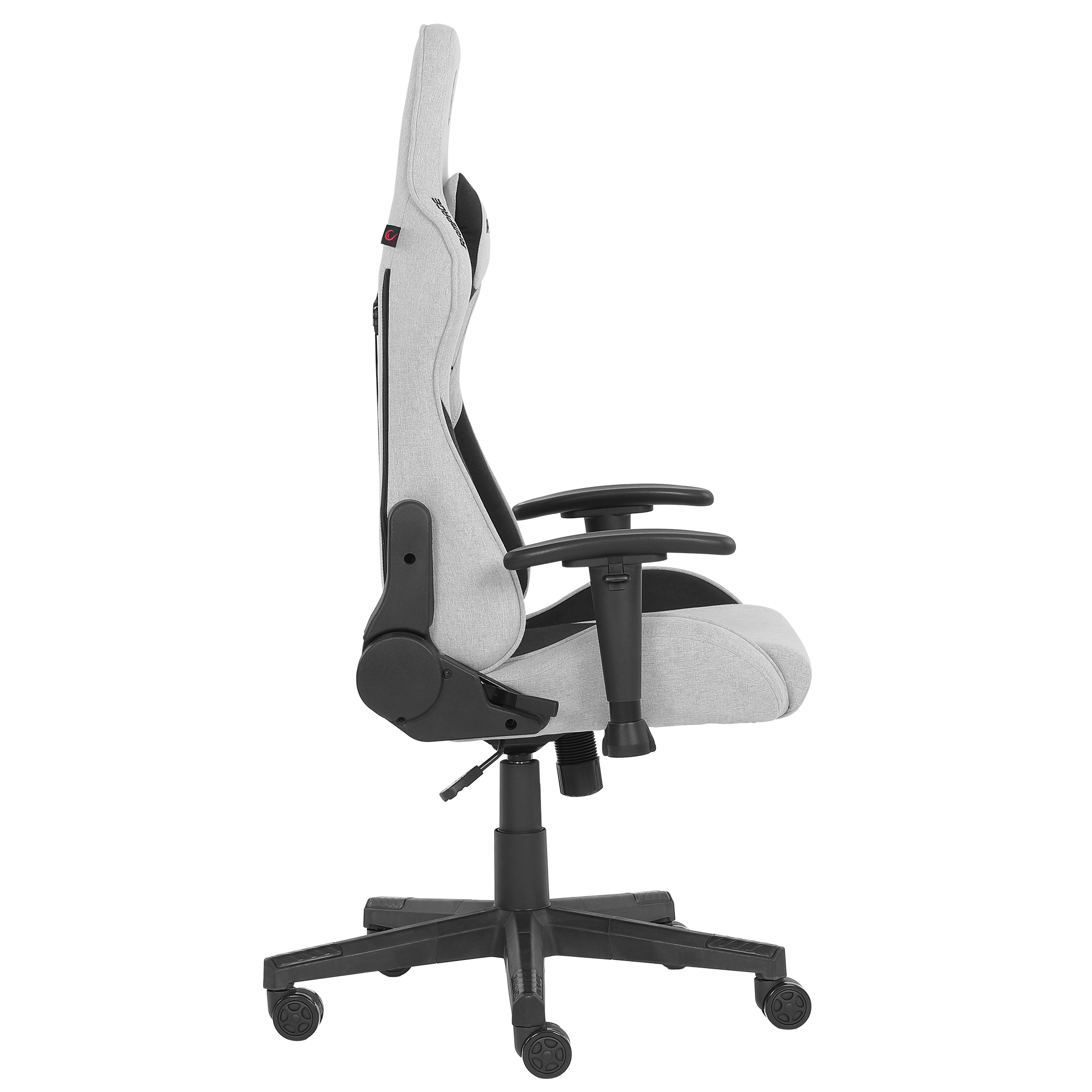 KL-R26 Peak Üst Seviye Terletmez Kumaş Gri/Siyah Gaming Oyuncu Koltuğu