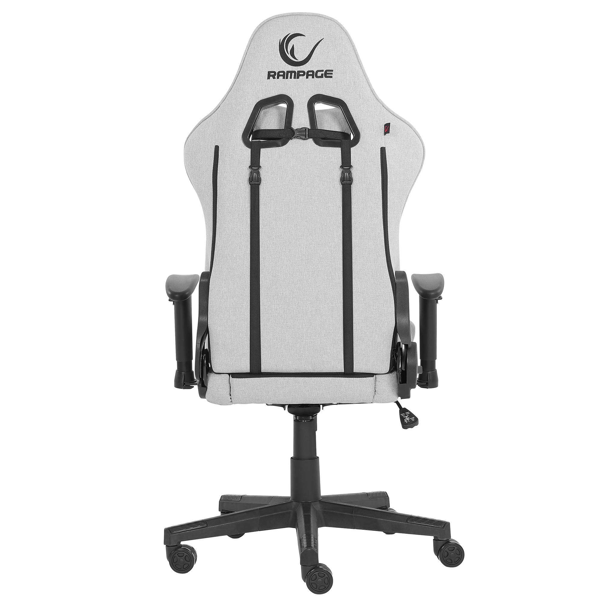 KL-R26 Peak Üst Seviye Terletmez Kumaş Gri/Siyah Gaming Oyuncu Koltuğu