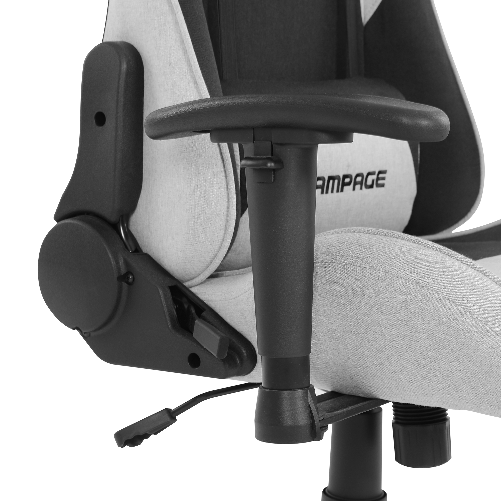 KL-R26 Peak Üst Seviye Terletmez Kumaş Gri/Siyah Gaming Oyuncu Koltuğu