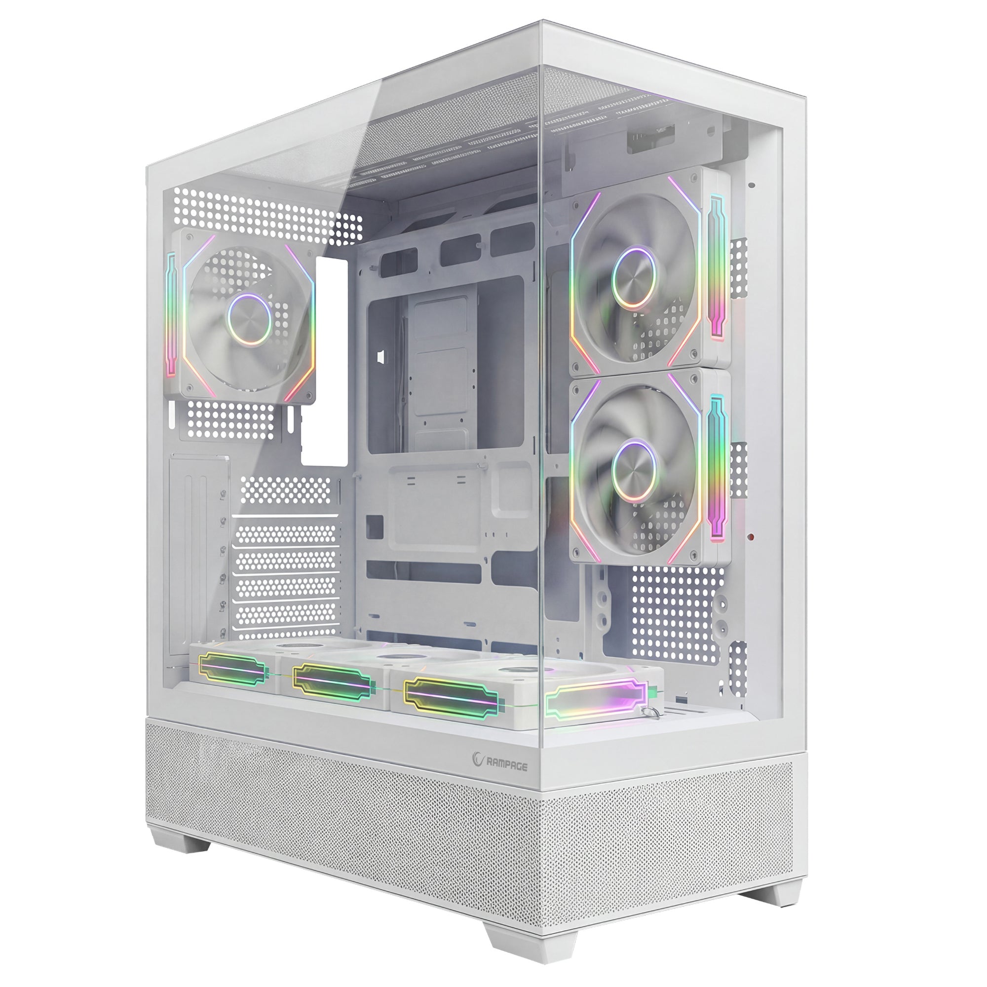 HYDRA V5 - 750W 80 Plus Bronze Beyaz 6*12cm ARGB Fan ATX MID-T Gaming Oyuncu Kasası
