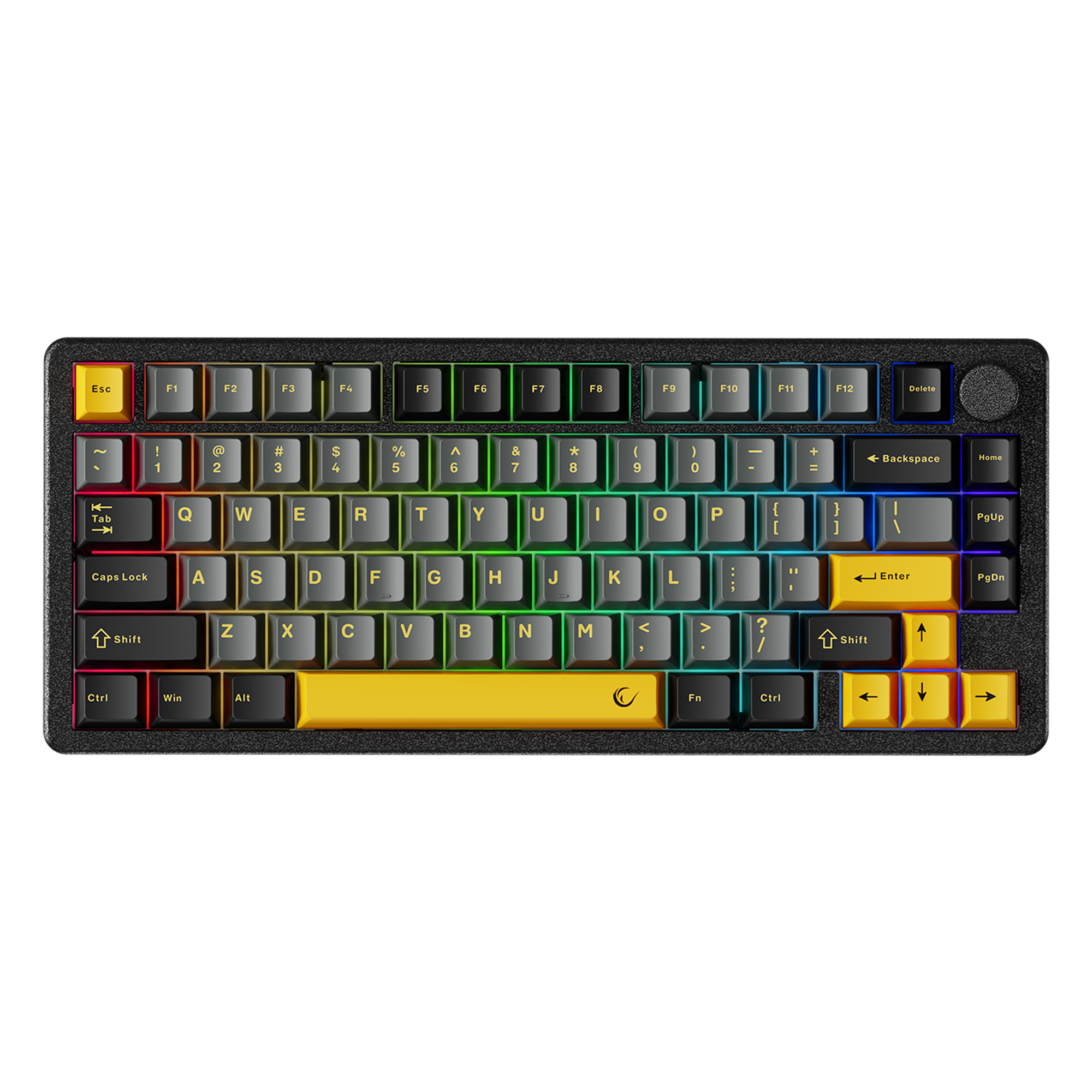 ZENITH STUG US Aluminum Siyah Hot Swap 8000 Hz Gasket Manyetik RGB Rapid Trigger Gateron Switch US Layout Englis