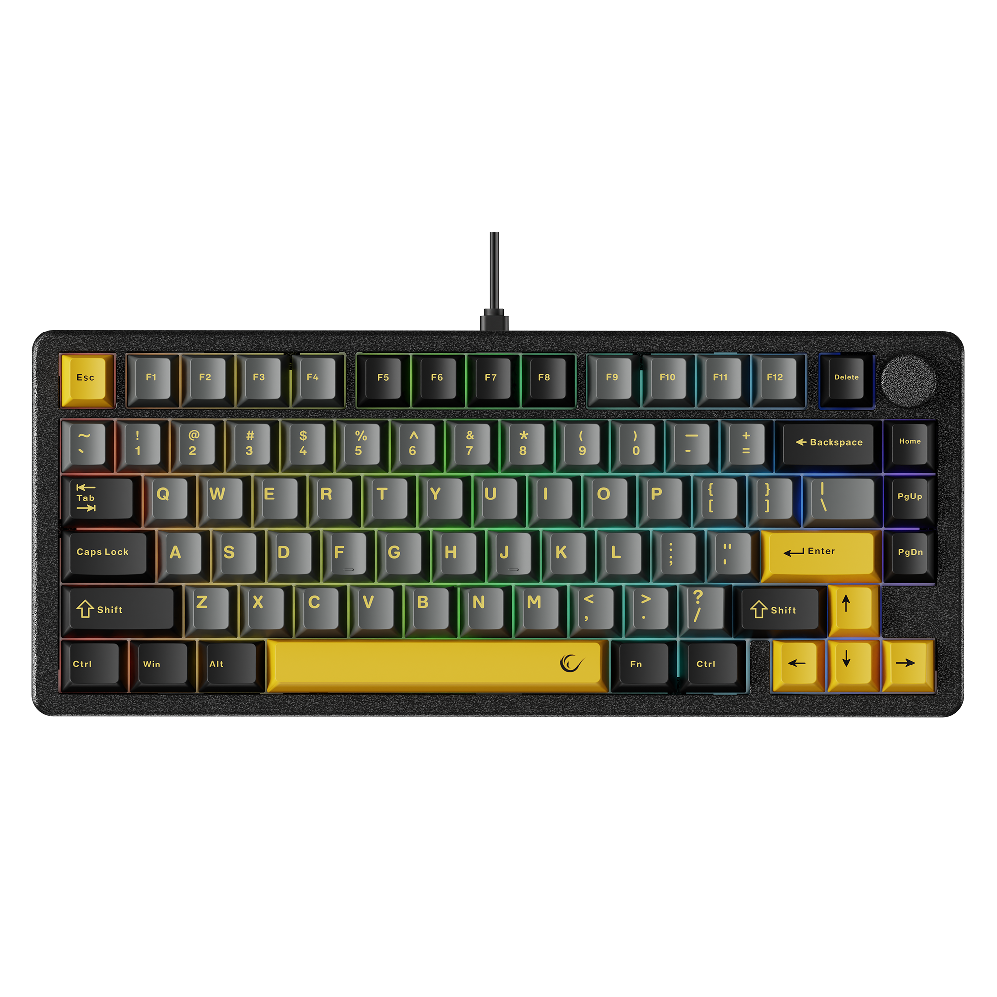 ZENITH STUG US Aluminum Siyah Hot Swap 8000 Hz Gasket Manyetik RGB Rapid Trigger Gateron Switch US Layout Englis