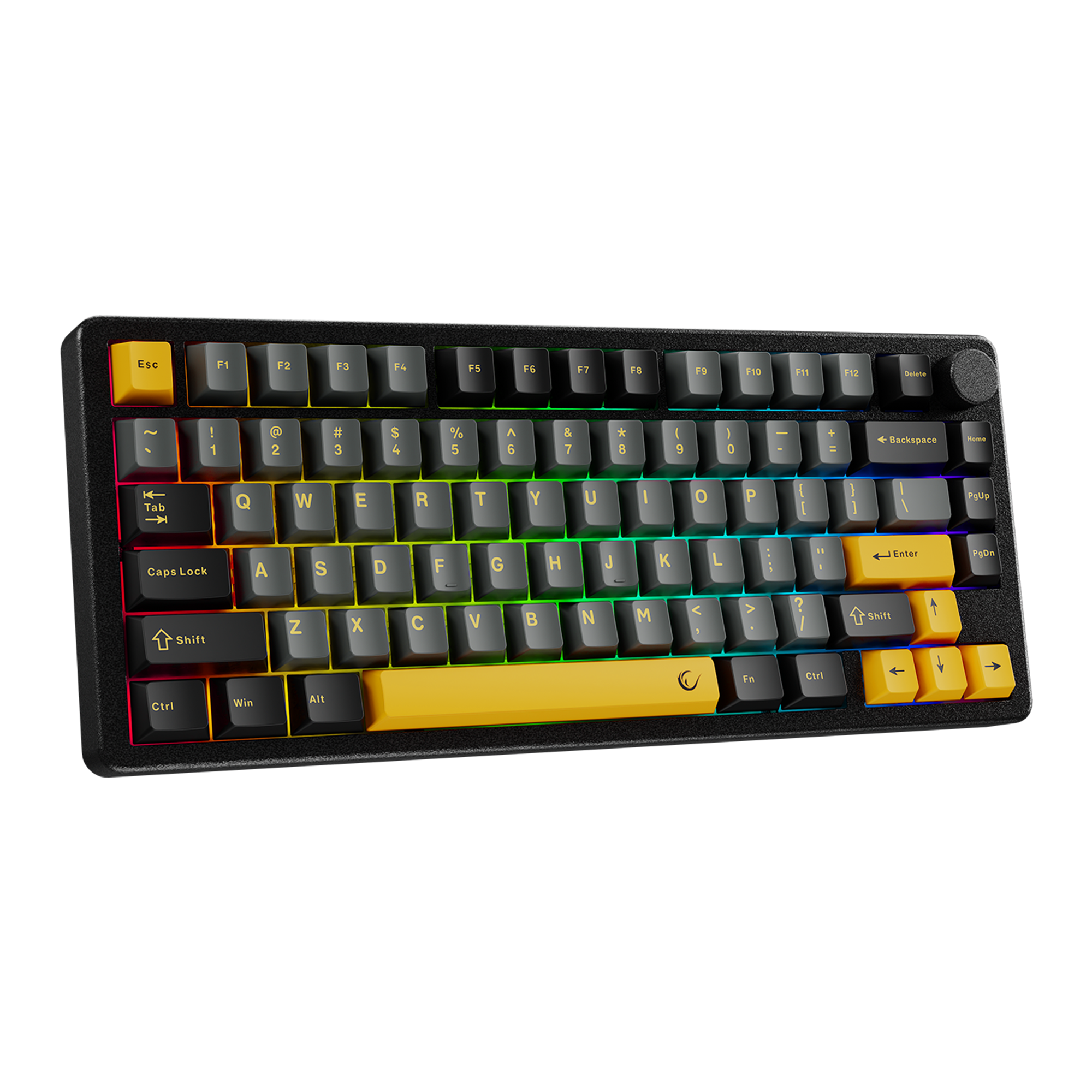 ZENITH STUG US Aluminum Siyah Hot Swap 8000 Hz Gasket Manyetik RGB Rapid Trigger Gateron Switch US Layout Englis
