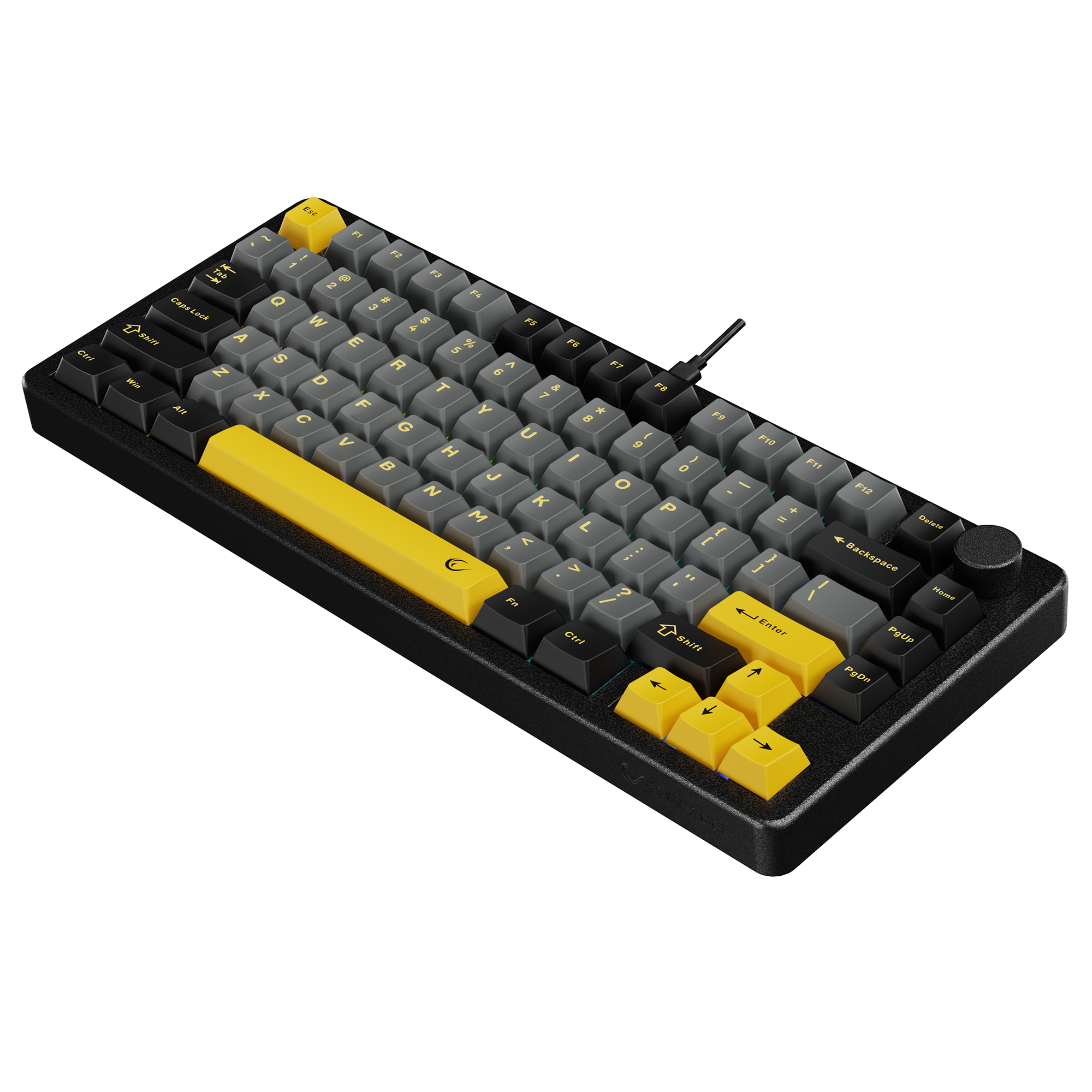 ZENITH STUG US Aluminum Siyah Hot Swap 8000 Hz Gasket Manyetik RGB Rapid Trigger Gateron Switch US Layout Englis