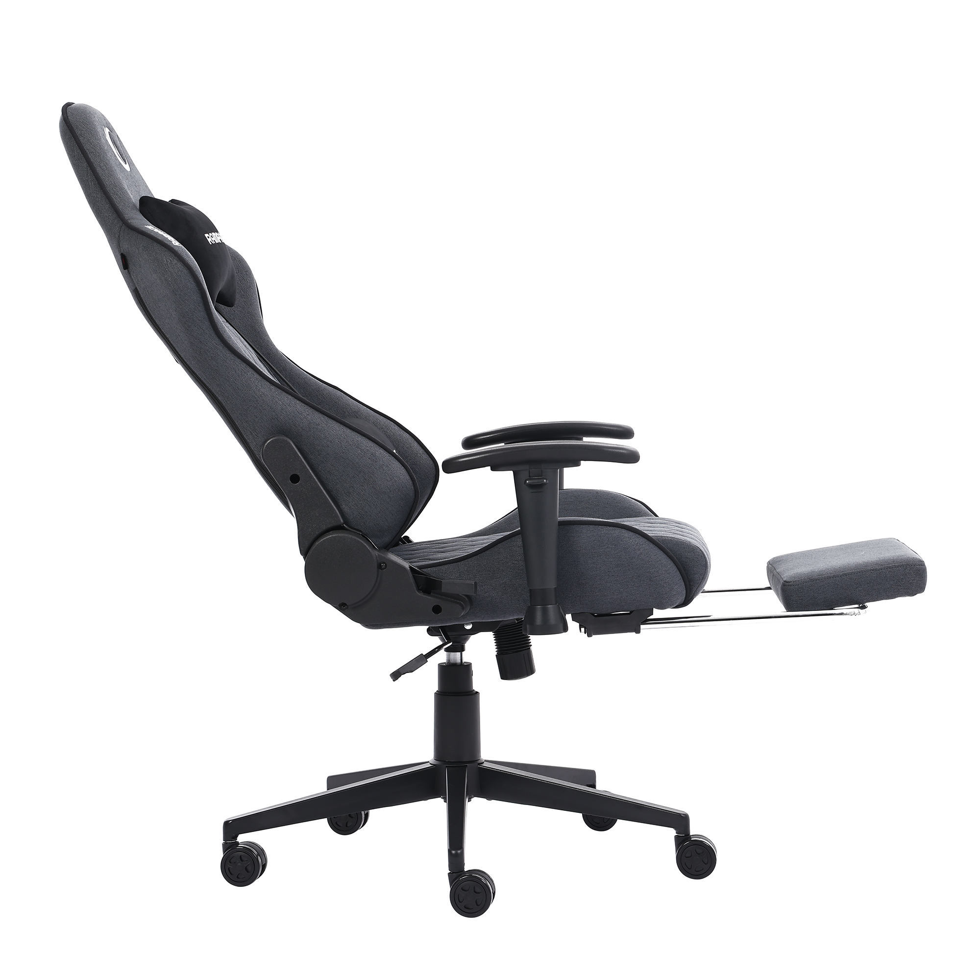 KL-R29 - Myth Pro Üst Seviye Terletmez Kumaş Gri Gaming Oyuncu Koltuğu