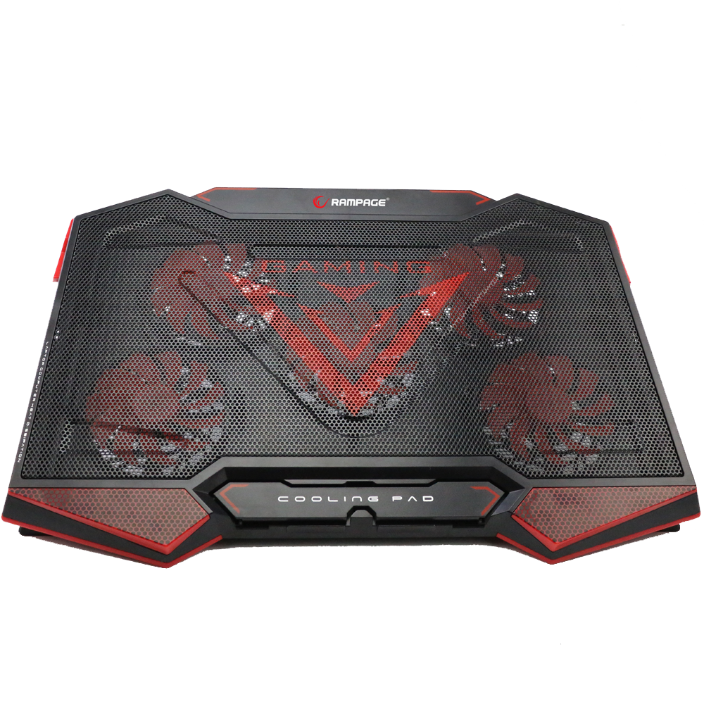 AD-RC5 Siyah 5 Fan ve 2 Usb 15-17 Notebook Soğutucu Stand - Rampage